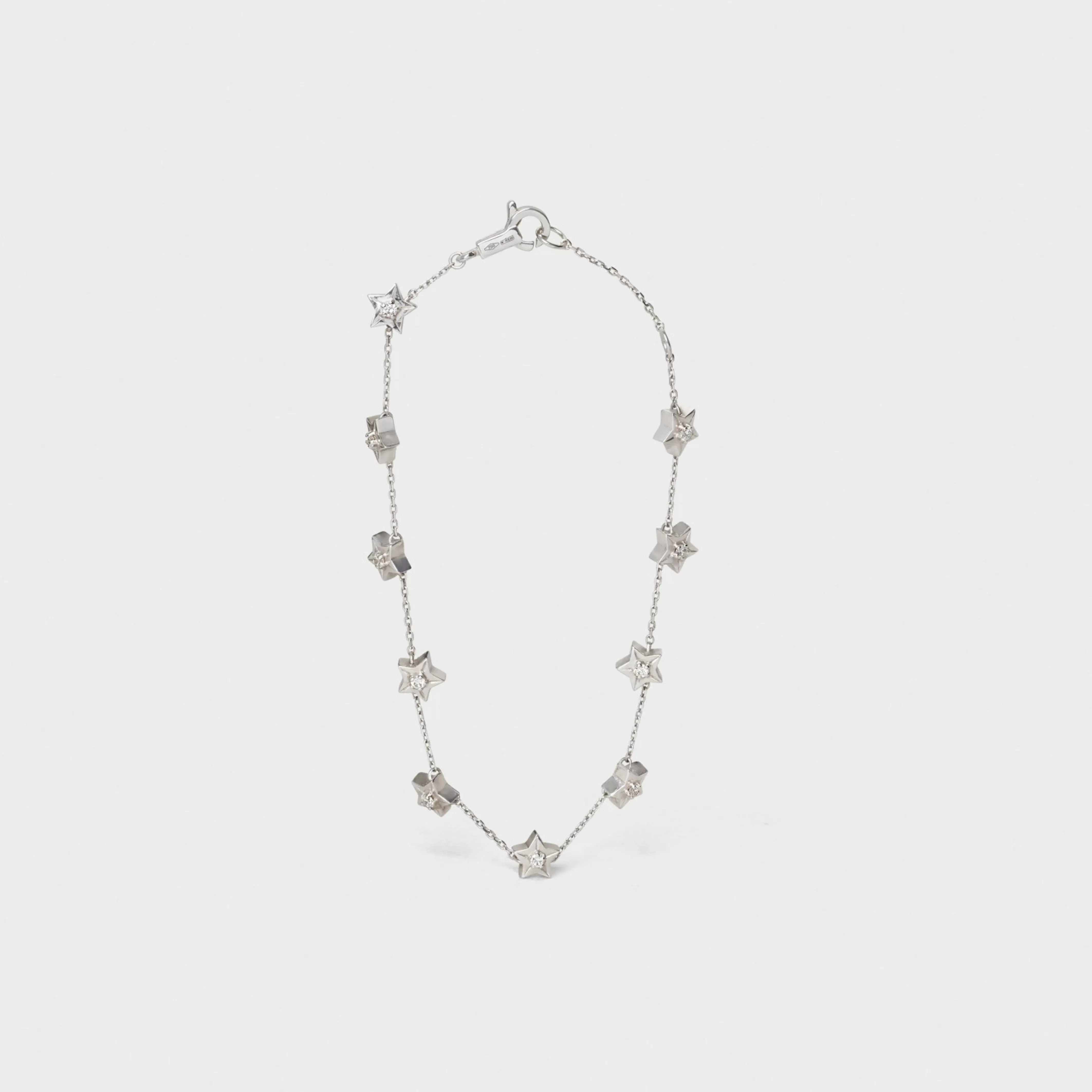 Etoile Multi Stars Bracelet in White Gold and Diamonds^CELINE New