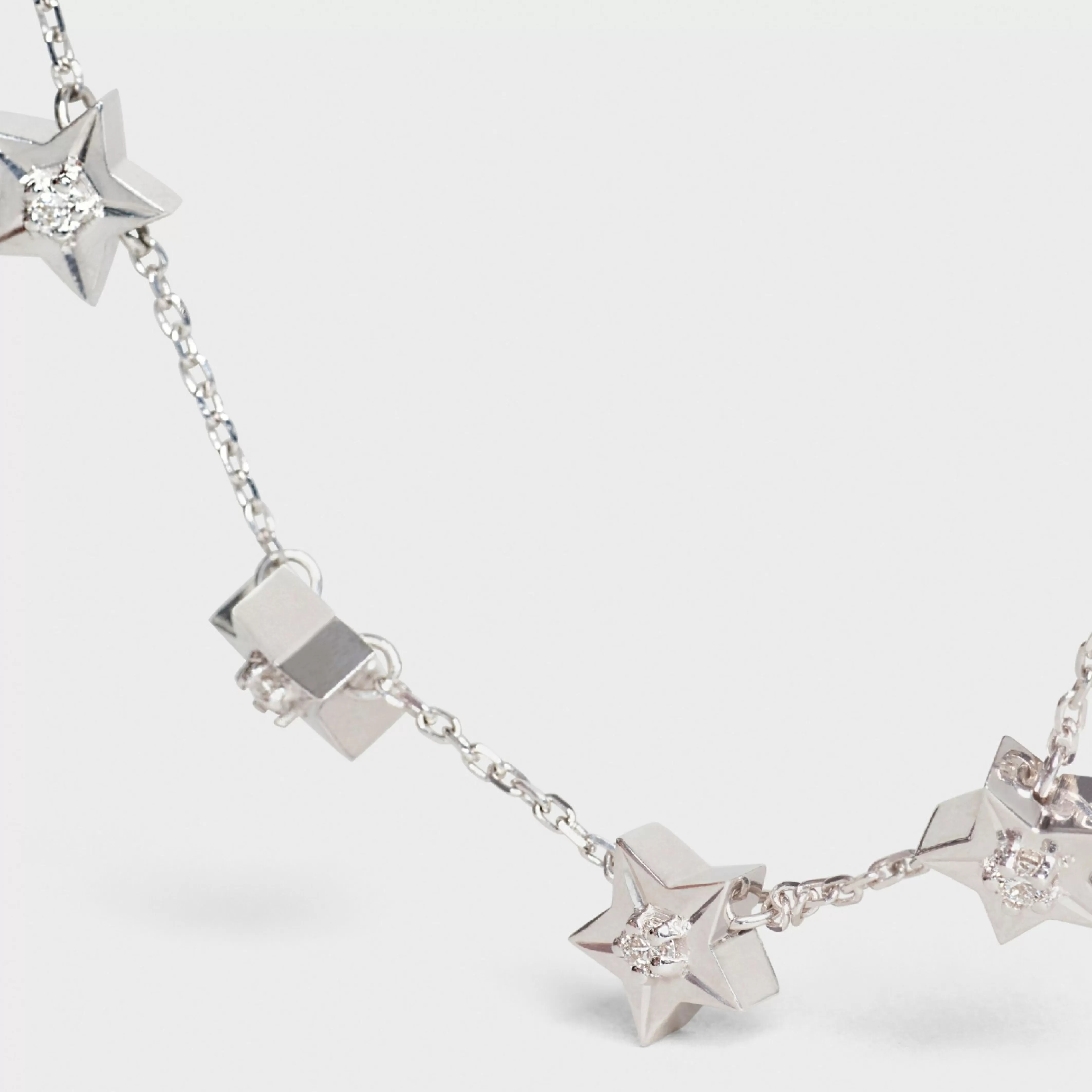Etoile Multi Stars Bracelet in White Gold and Diamonds^CELINE New