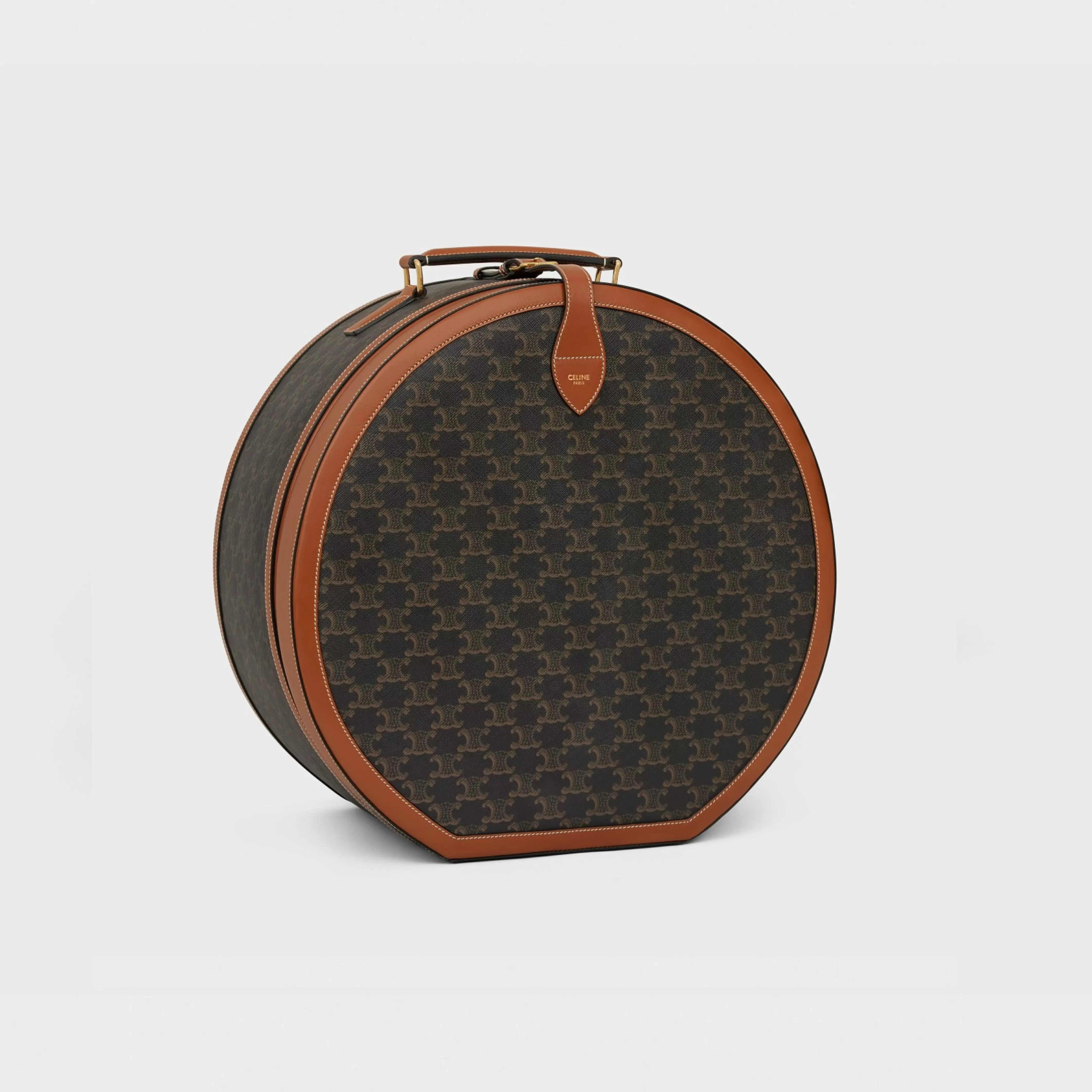 Fedora case in triomphe canvas and calfskin^CELINE Shop