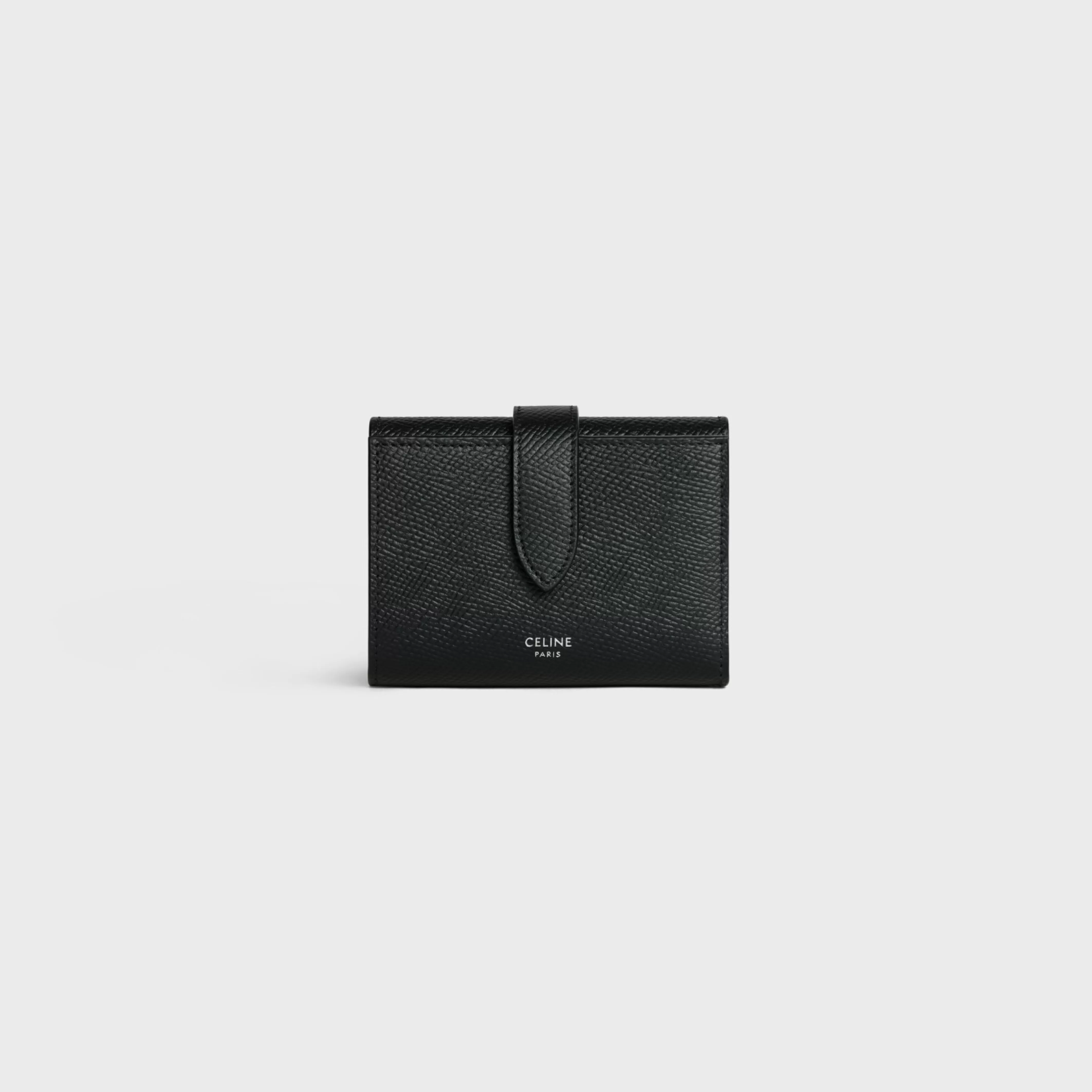 Fine Strap Wallet in Grained Calfskin^CELINE Clearance