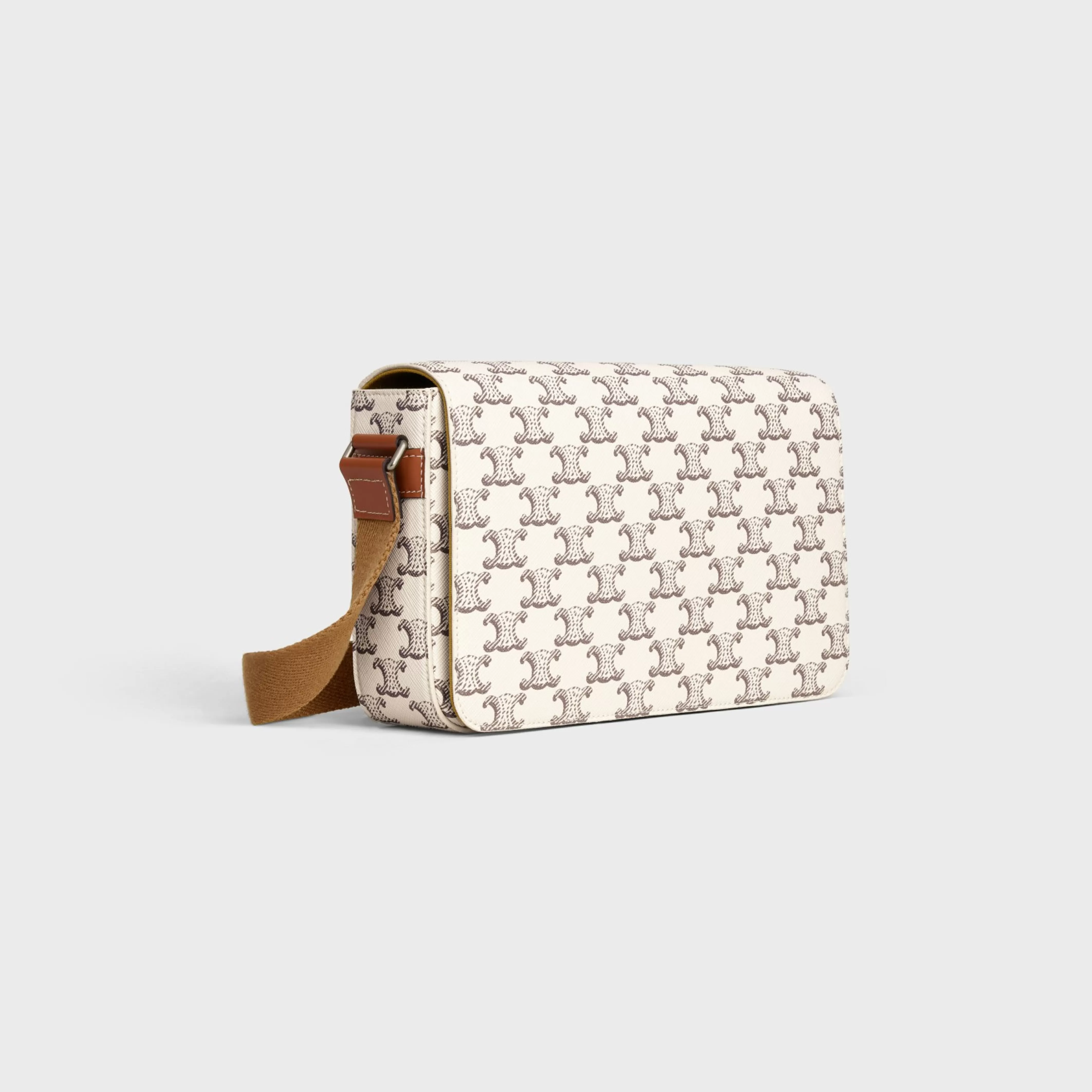 Flap Messenger in Triomphe Canvas and Calfskin^CELINE Clearance