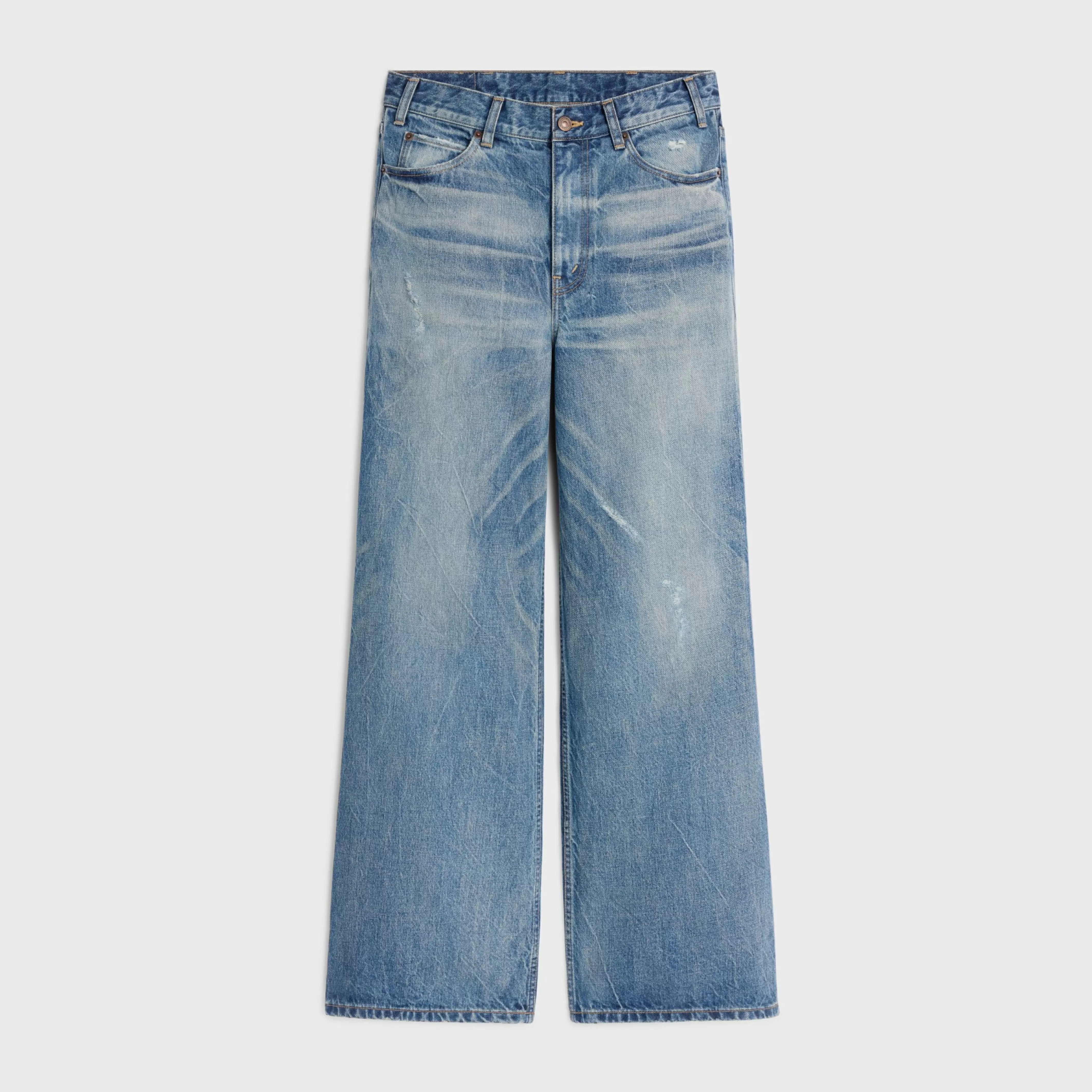 flared surf jeans in summer dazed wash denim^CELINE Flash Sale