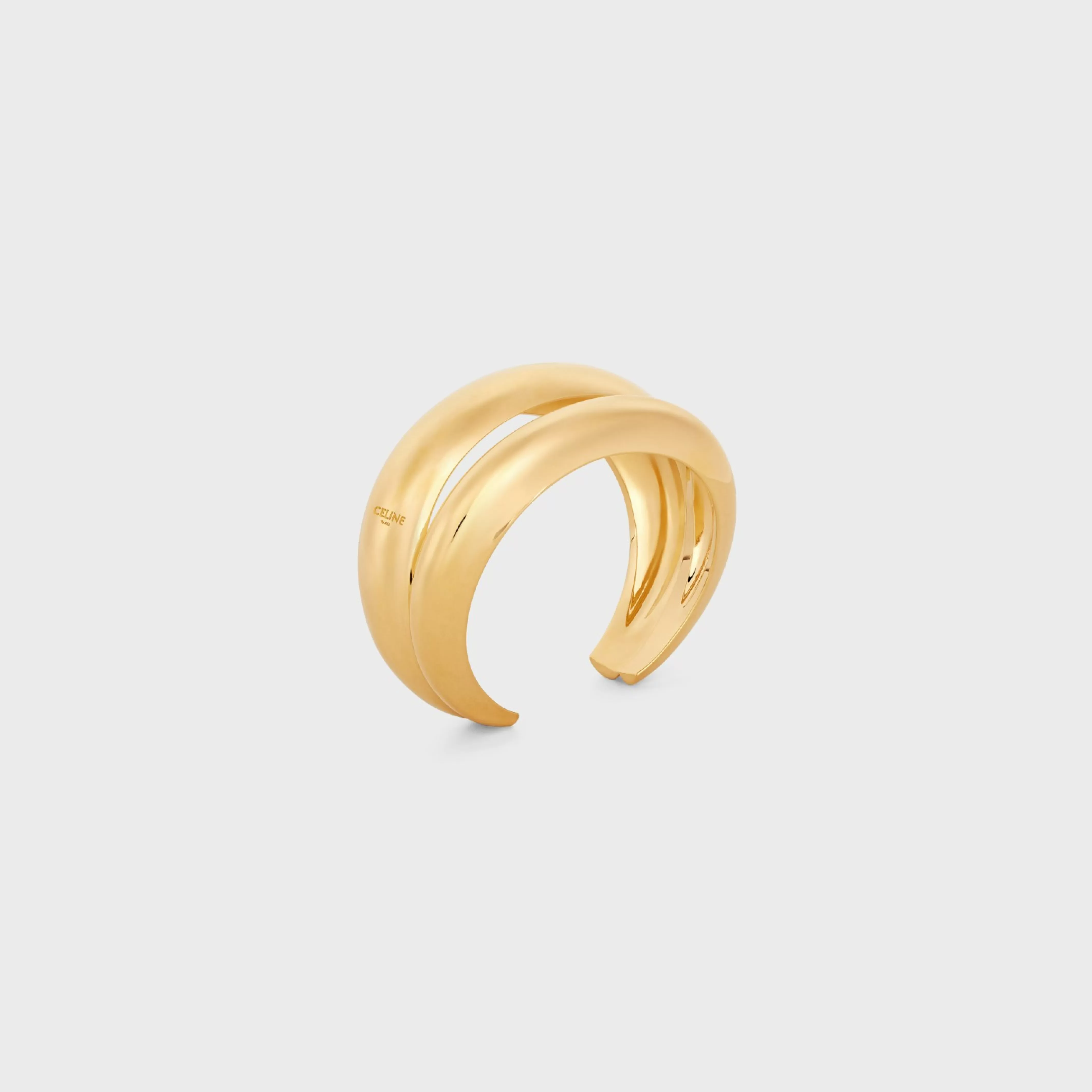 Fmes Abstraites Cuff in Brass with Gold Finish^CELINE Cheap