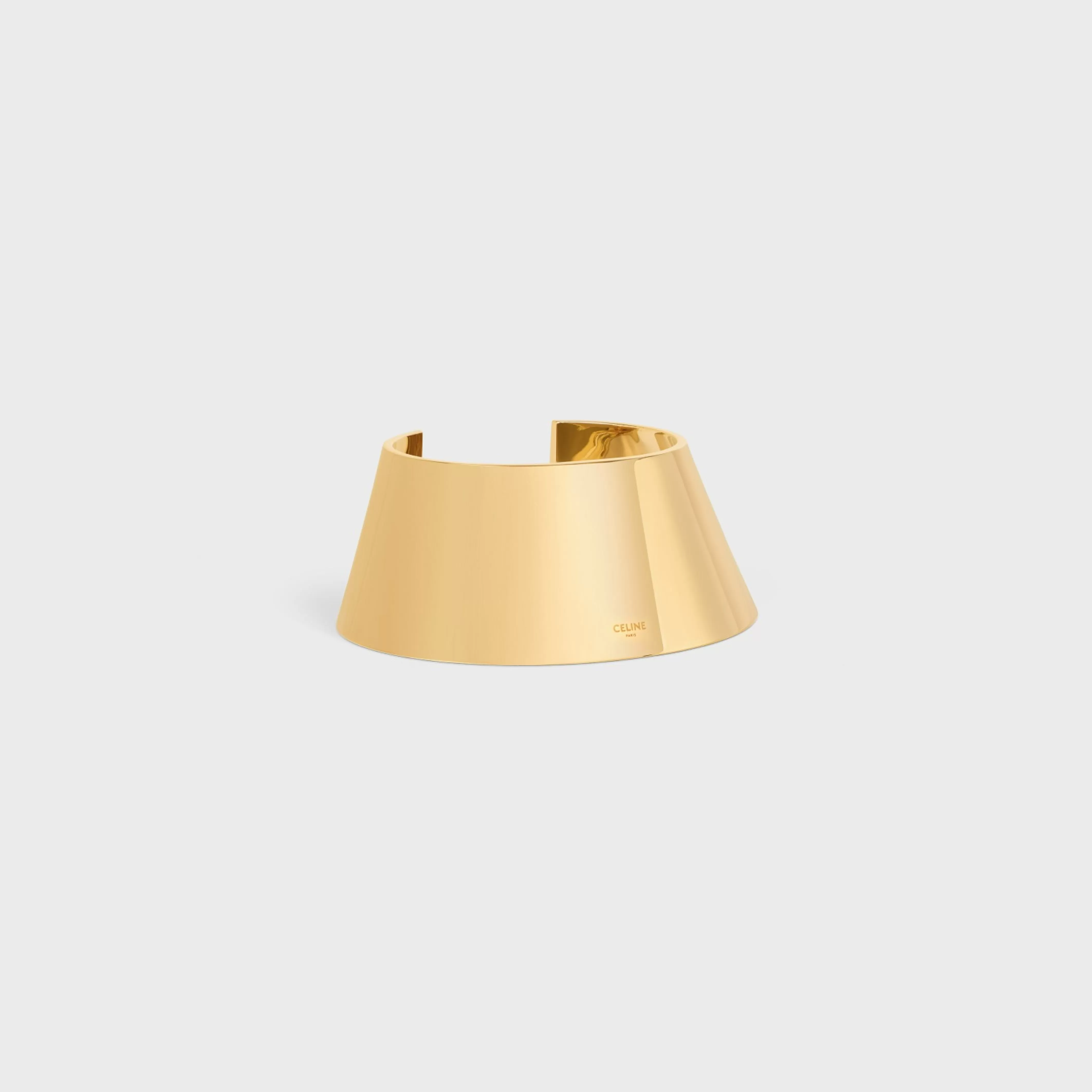 Fmes Abstraites Pyramid Cuff in Brass with Gold Finish^CELINE Outlet