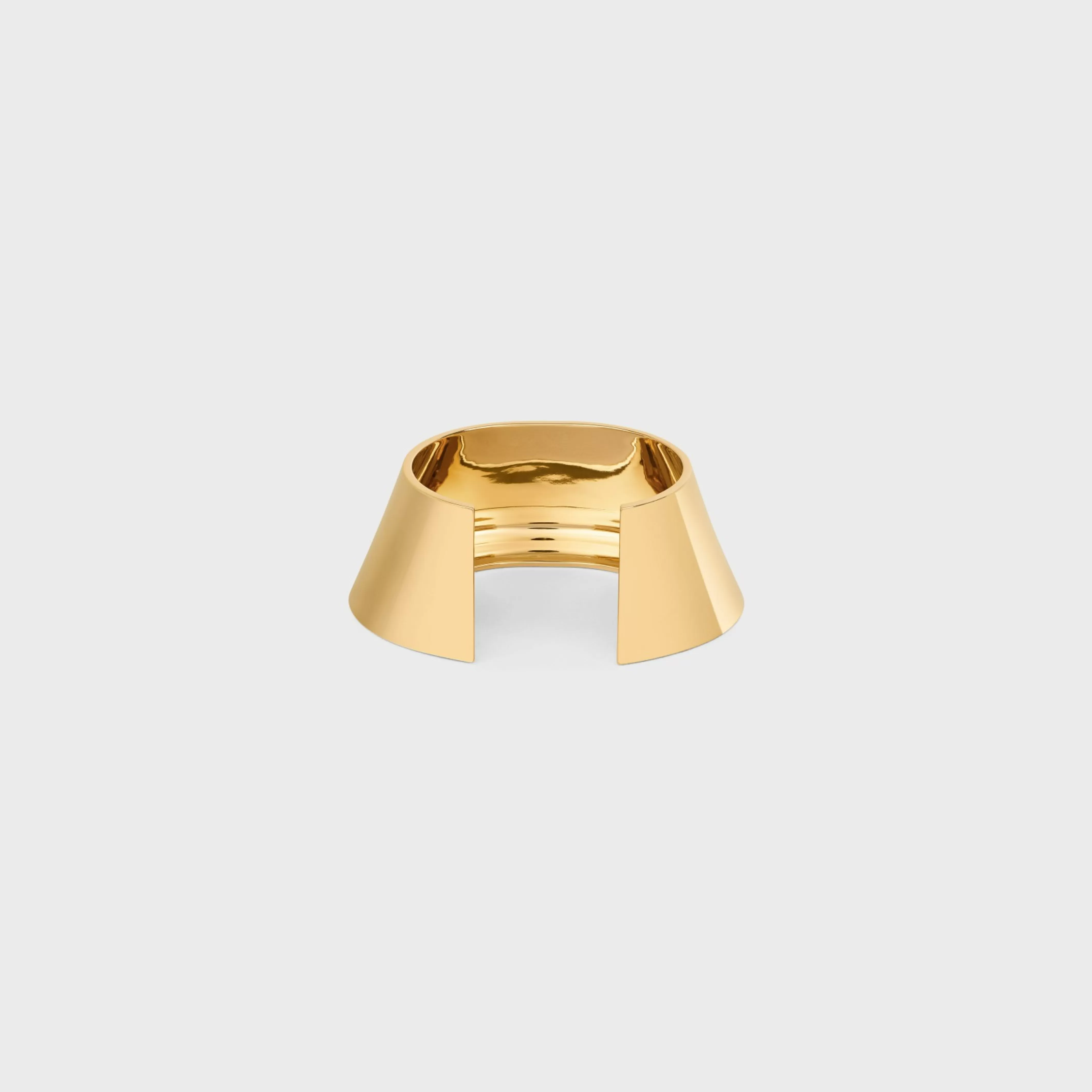 Fmes Abstraites Pyramid Cuff in Brass with Gold Finish^CELINE Outlet