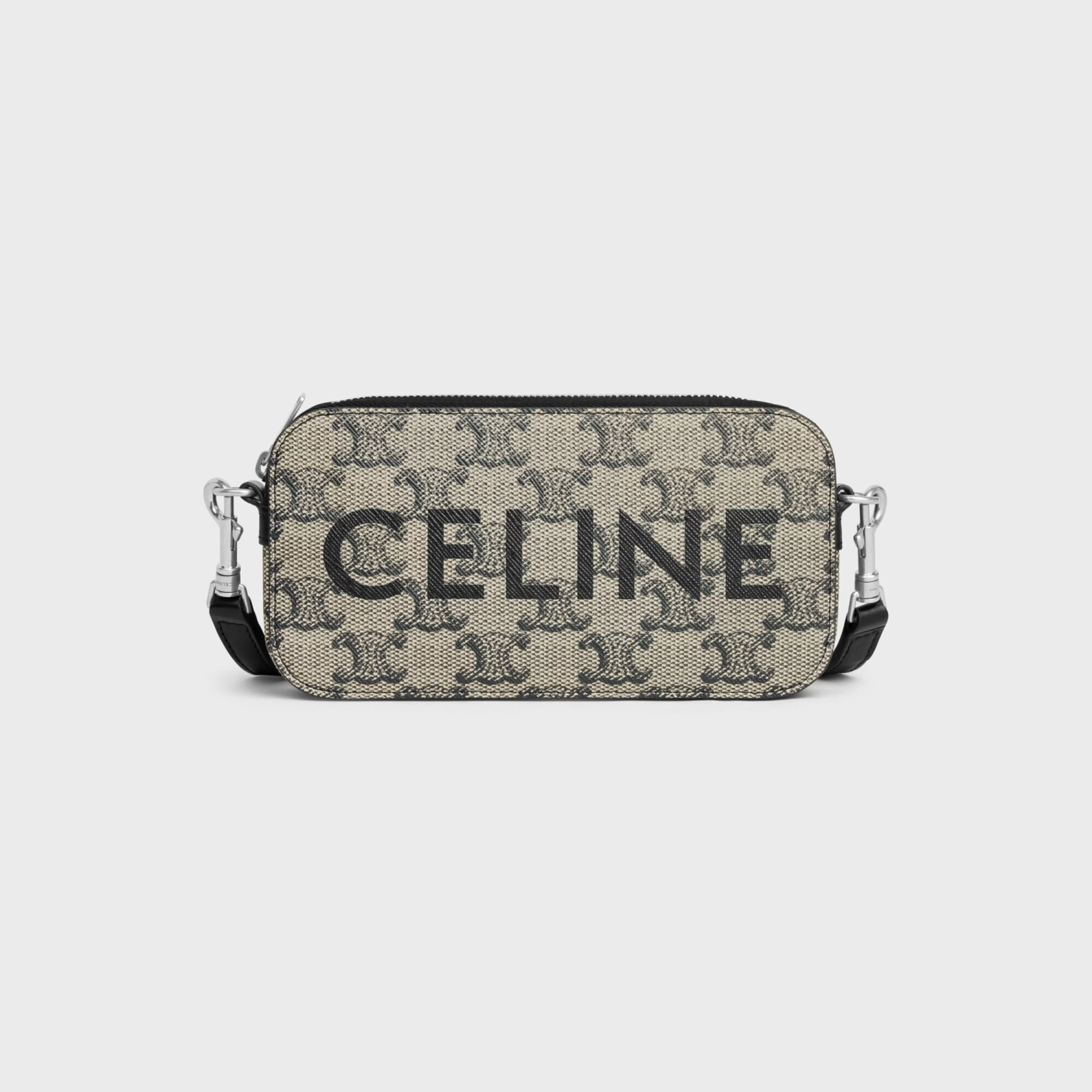 Horizontal pouch in TRIOMPHE CANVAS WITH PRINT^CELINE Best