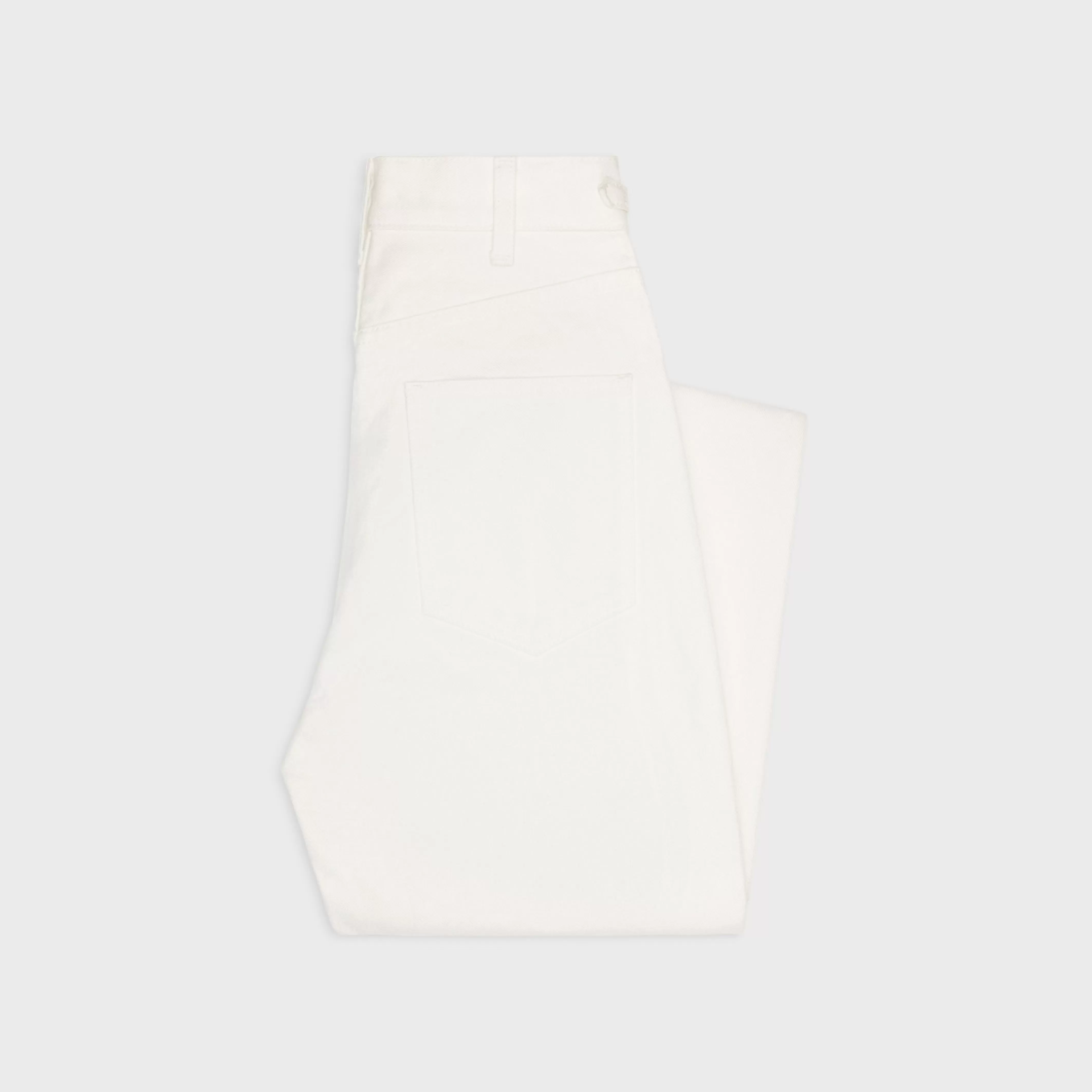 Jane flared jeans in optic white wash denim^CELINE Outlet