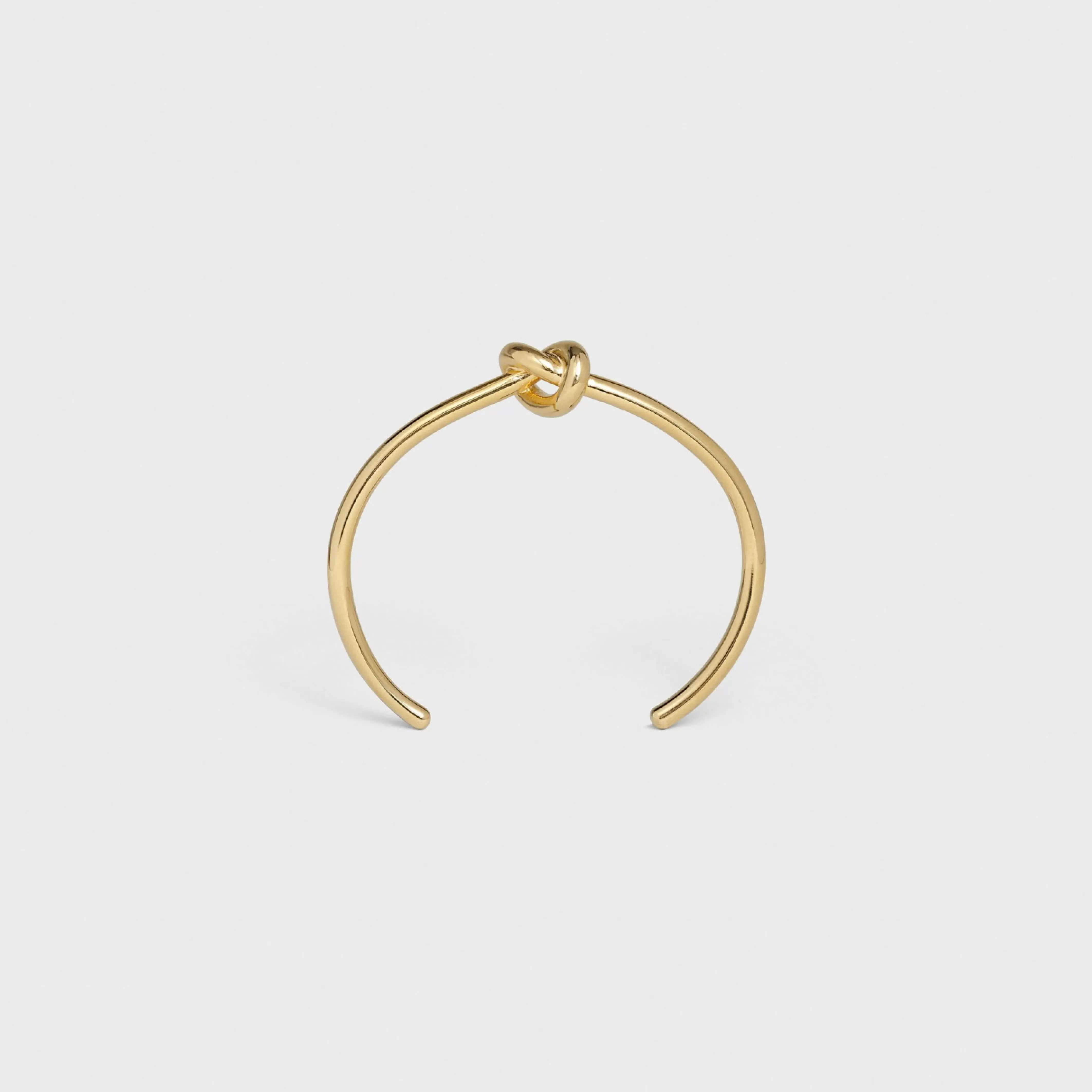 Knot Extra-Thin Bracelet in Brass with Gold finish^CELINE New