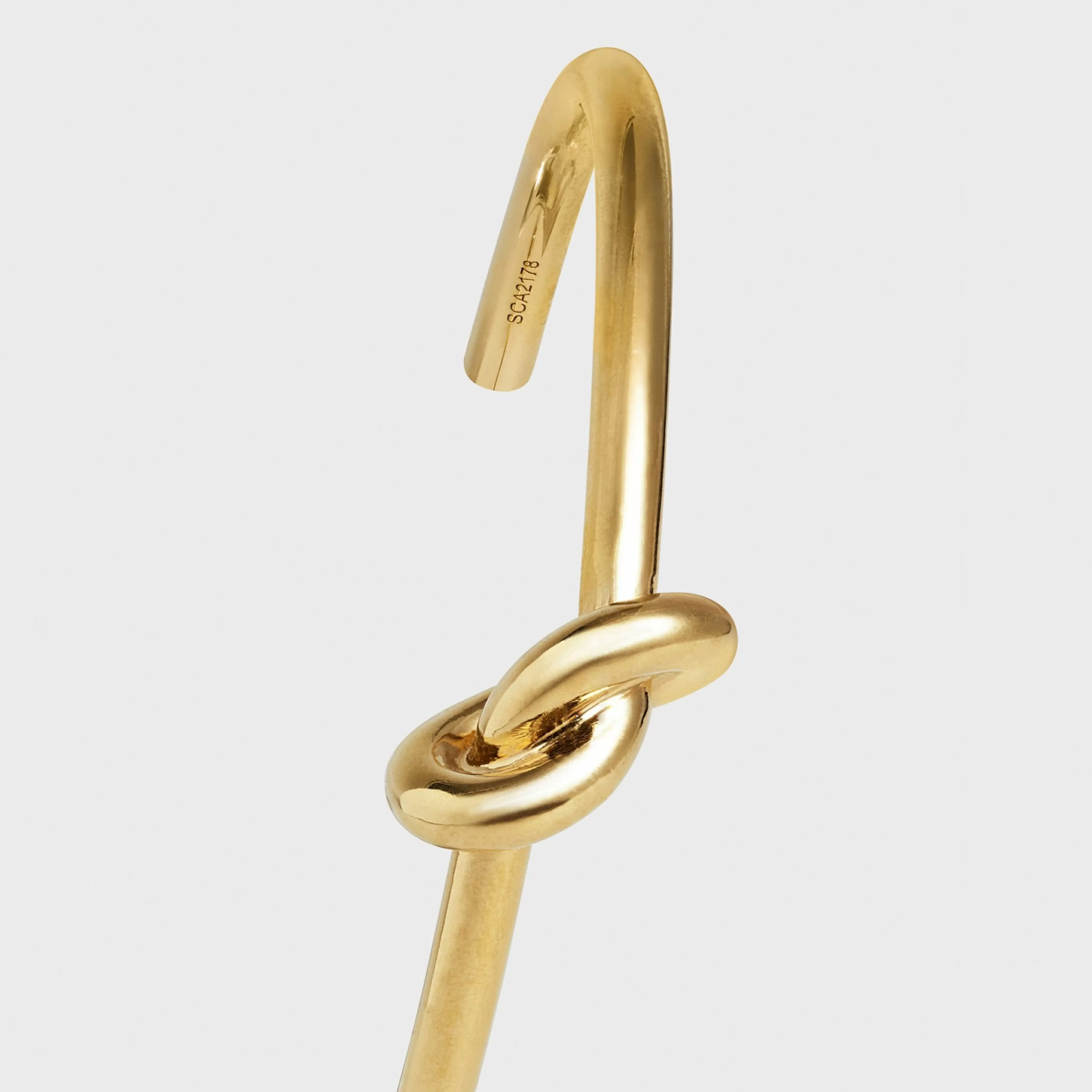 Knot Extra-Thin Bracelet in Brass with Gold finish^CELINE New