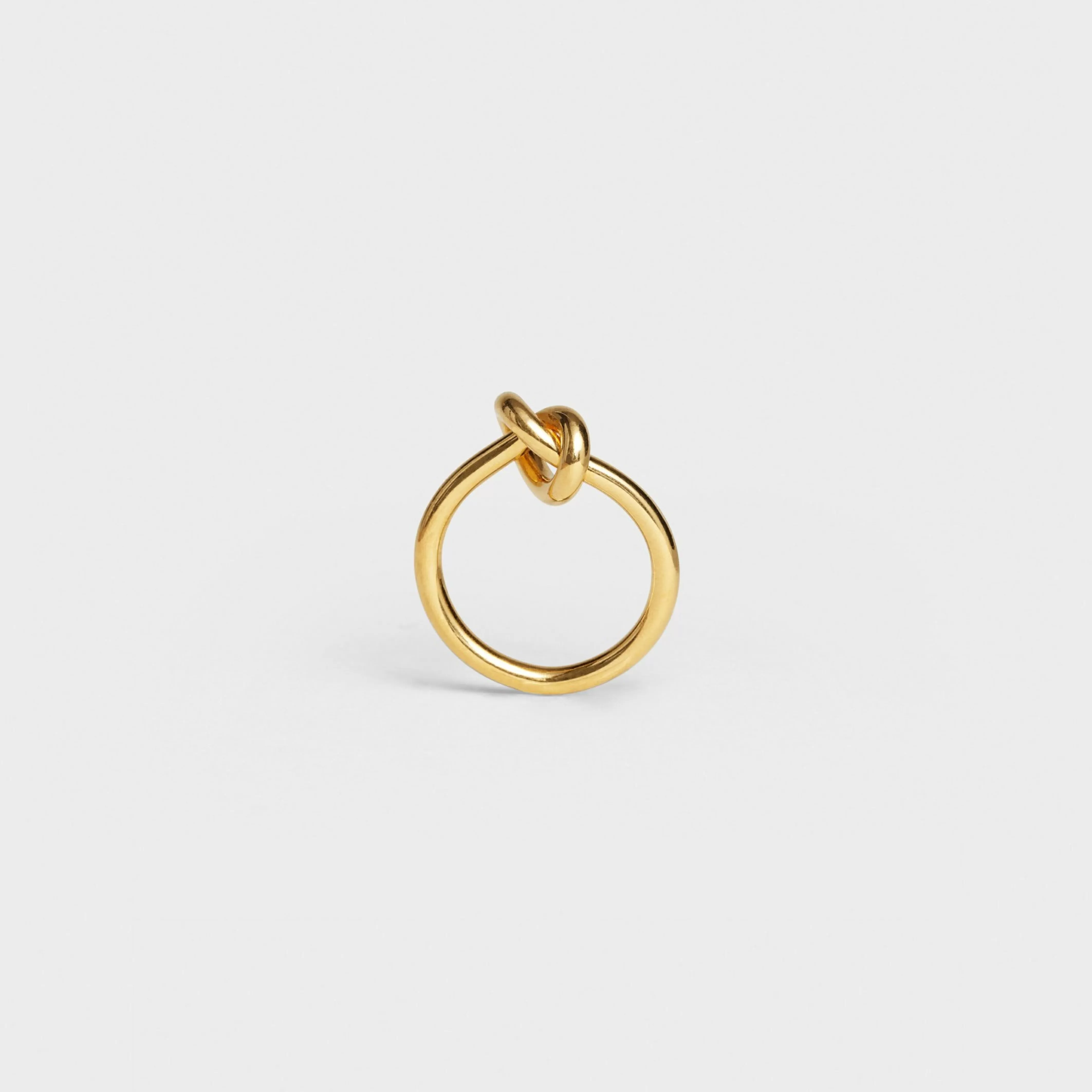 Knot Ring in Brass with Gold finish^CELINE Store