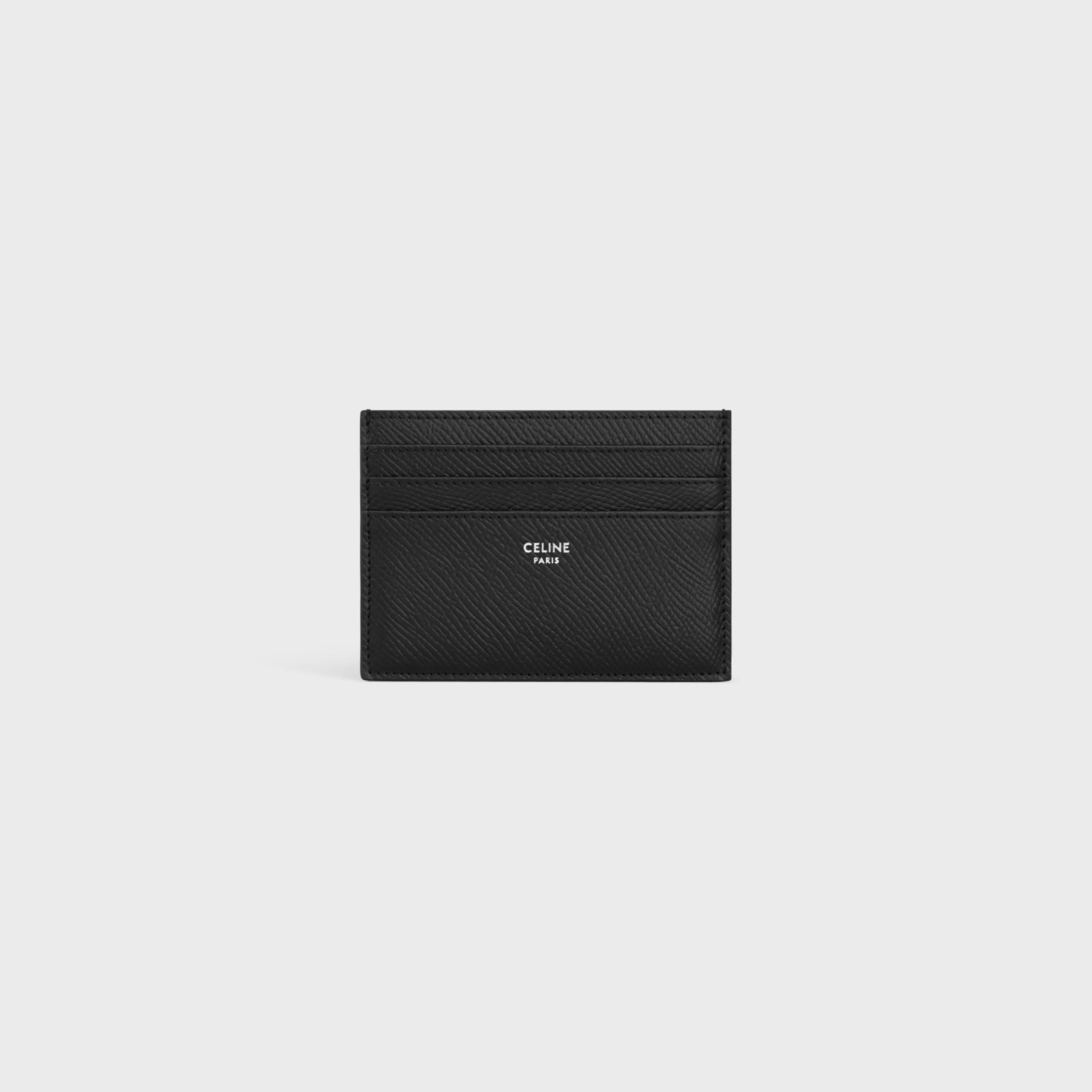 LARGE CARD HOLDER in Grained Calfskin^CELINE Online