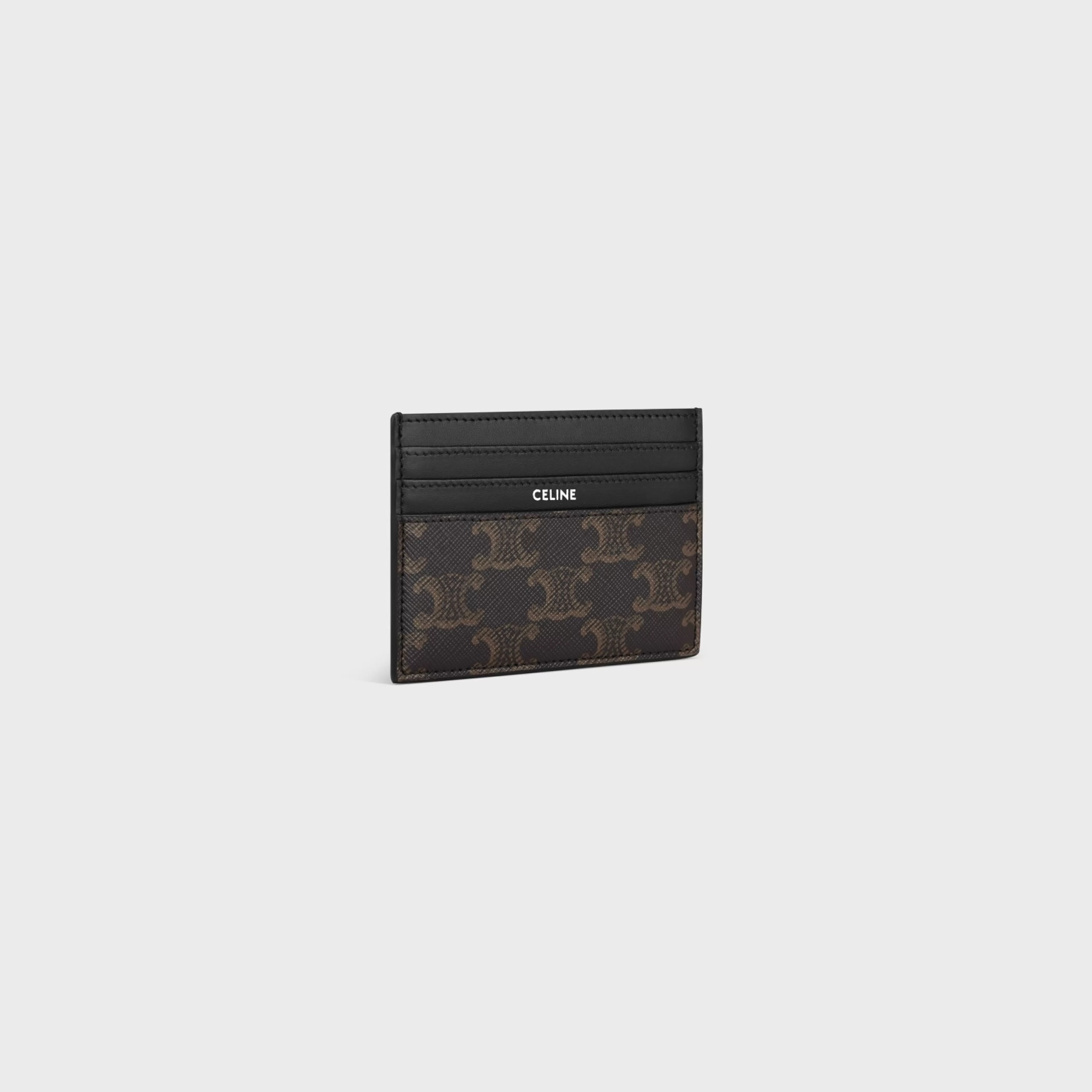 LARGE CARD HOLDER in TRIOMPHE CANVAS AND CALFSKIN^CELINE Online