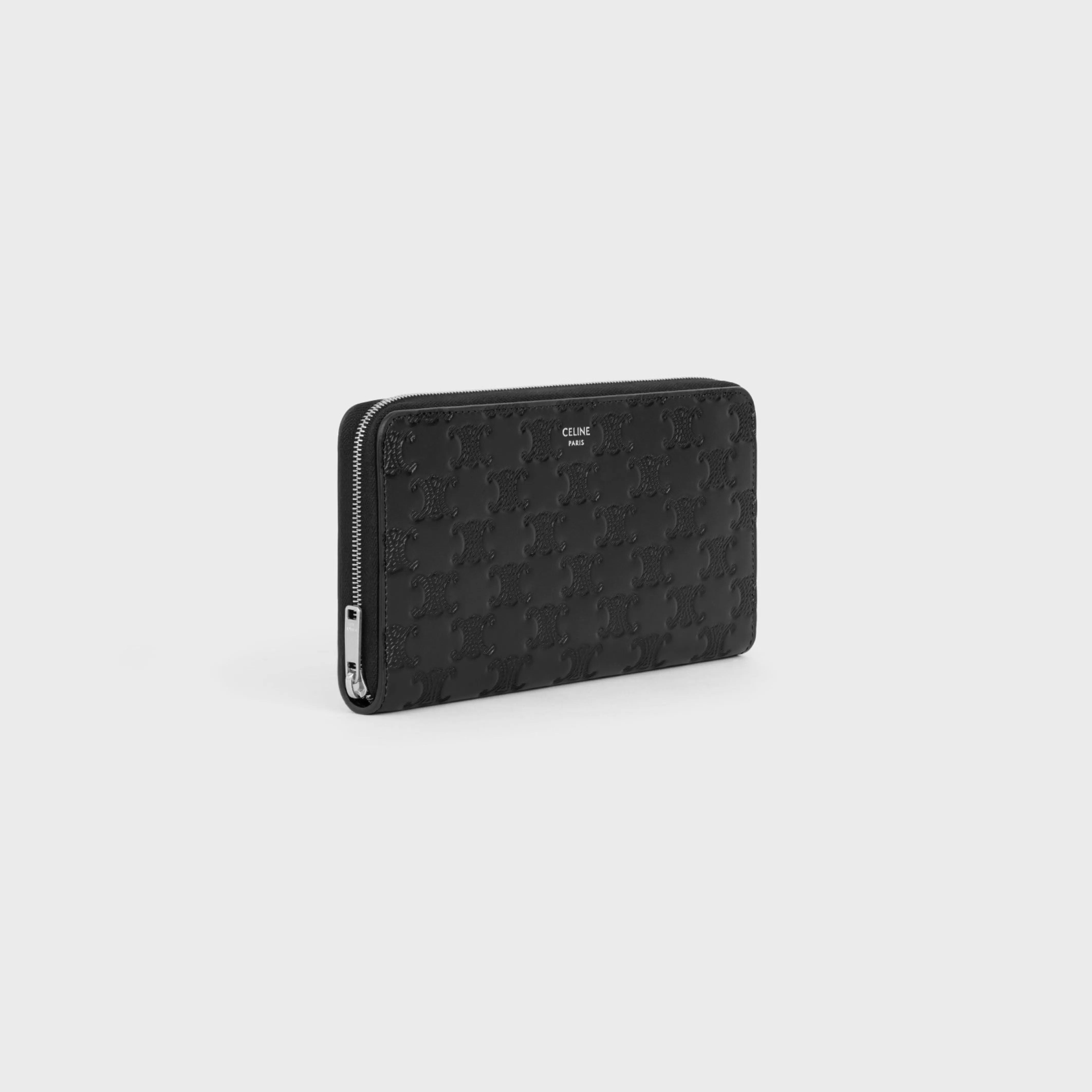 Large Zipped Wallet Triomphe L.Embossed Calf T.Emb^CELINE Store