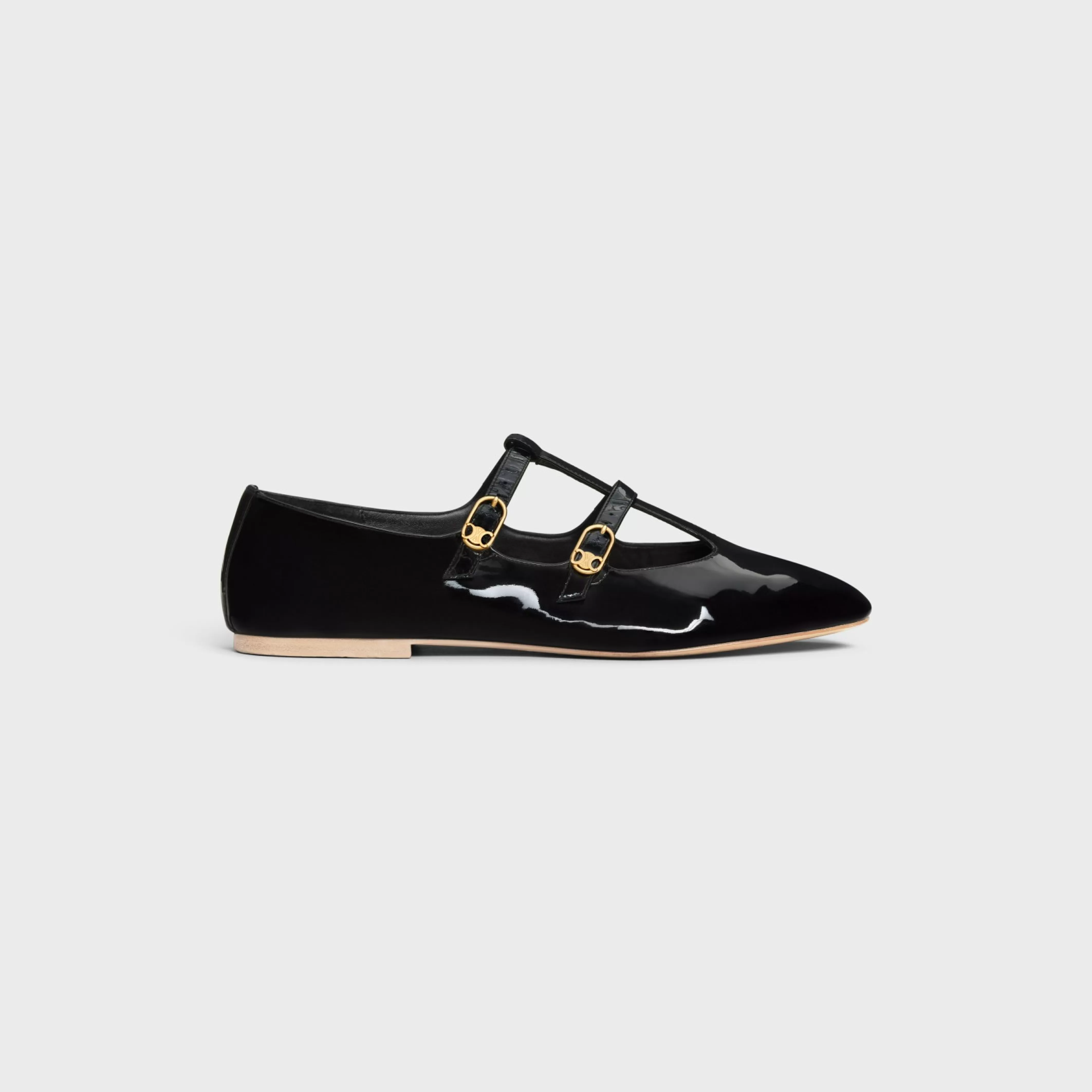 LES BALLERINES BABIES in PATENT CALFSKIN^CELINE Clearance