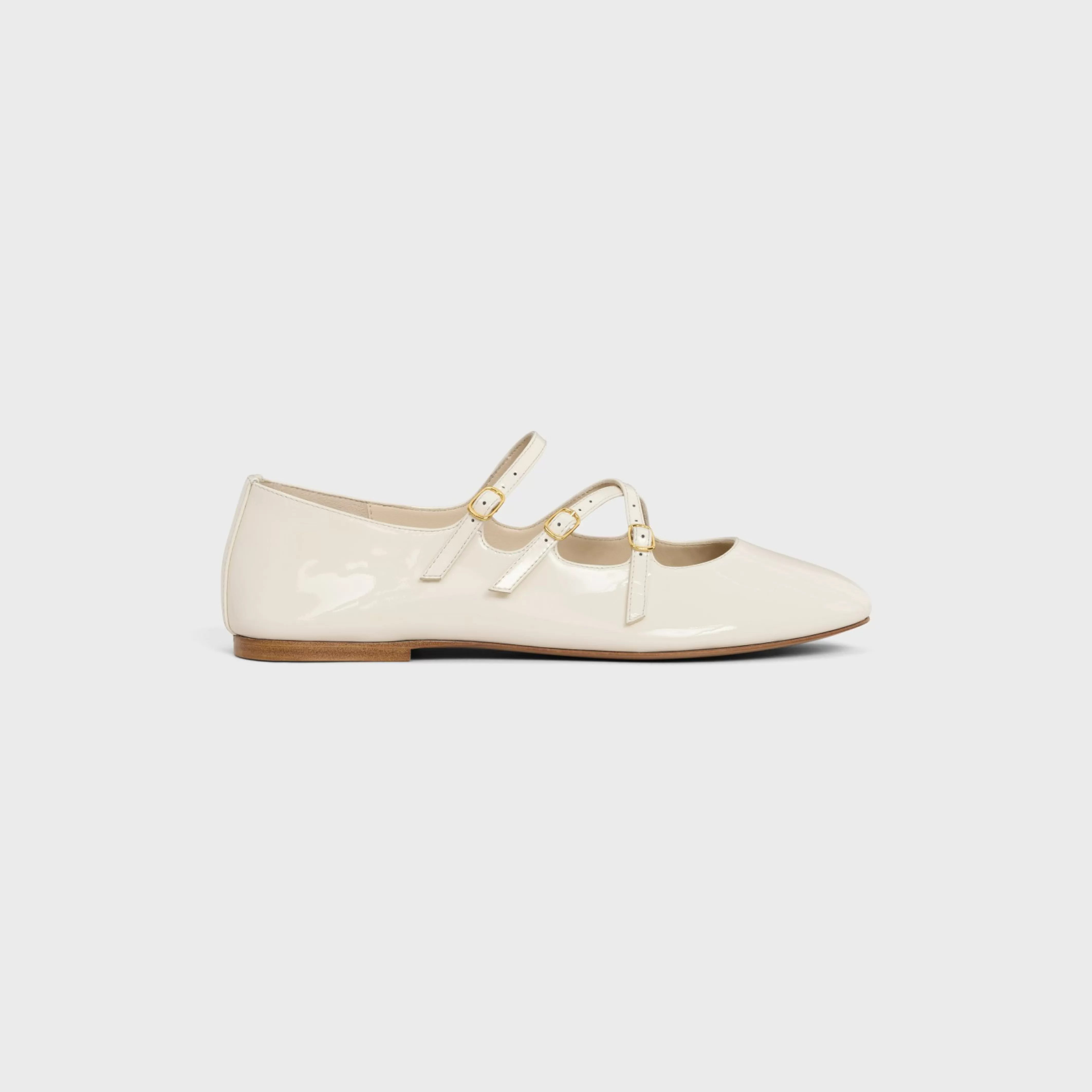 LES BALLERINES CRISS-CROSS BABIES BALLERINA in PATENT CALFSKIN^CELINE Online