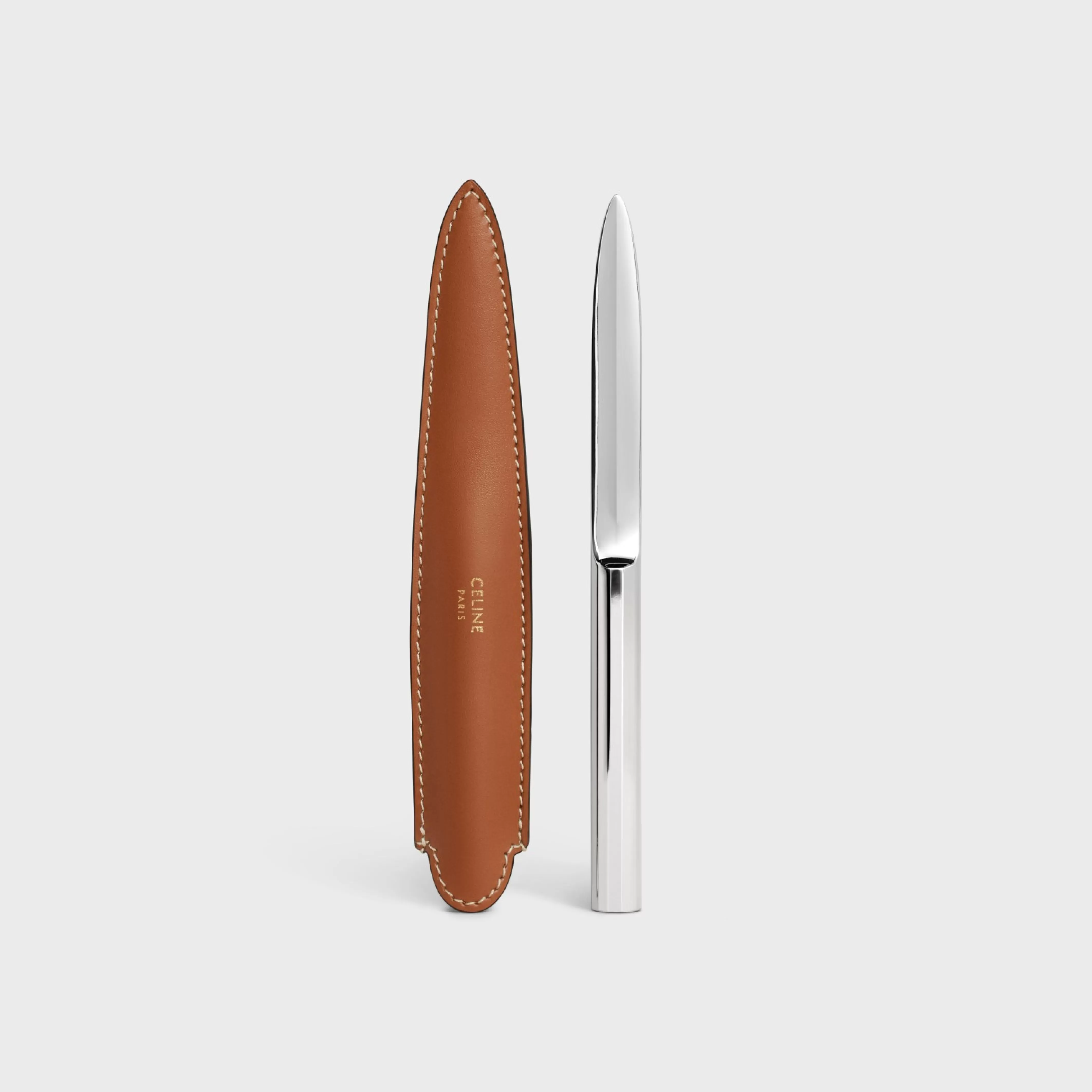 Letter Opener in Steel and calfskin CASE^CELINE Best