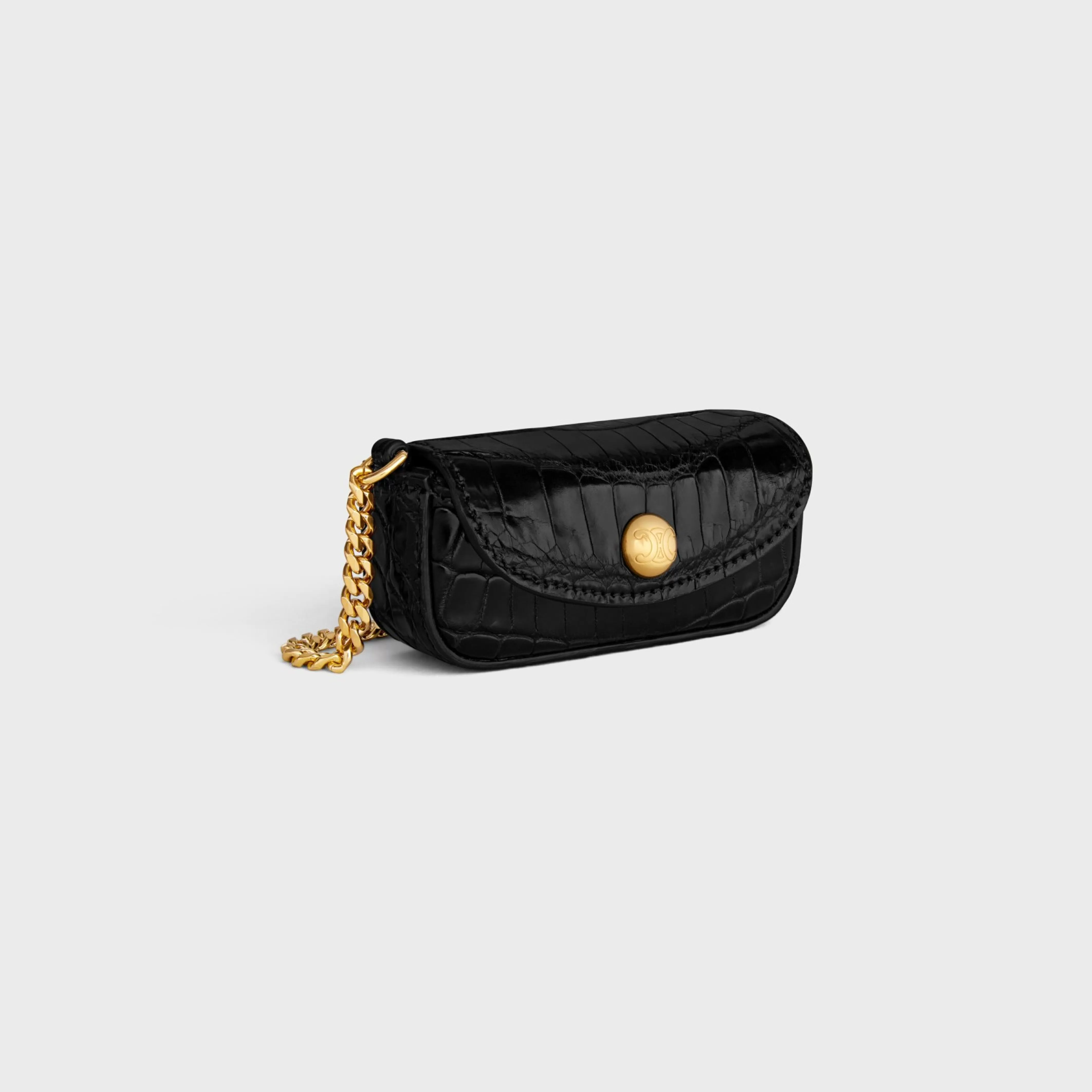 LIPSTICK CASE ON CHAIN IN NILOTICUS CROCODILE^CELINE Best