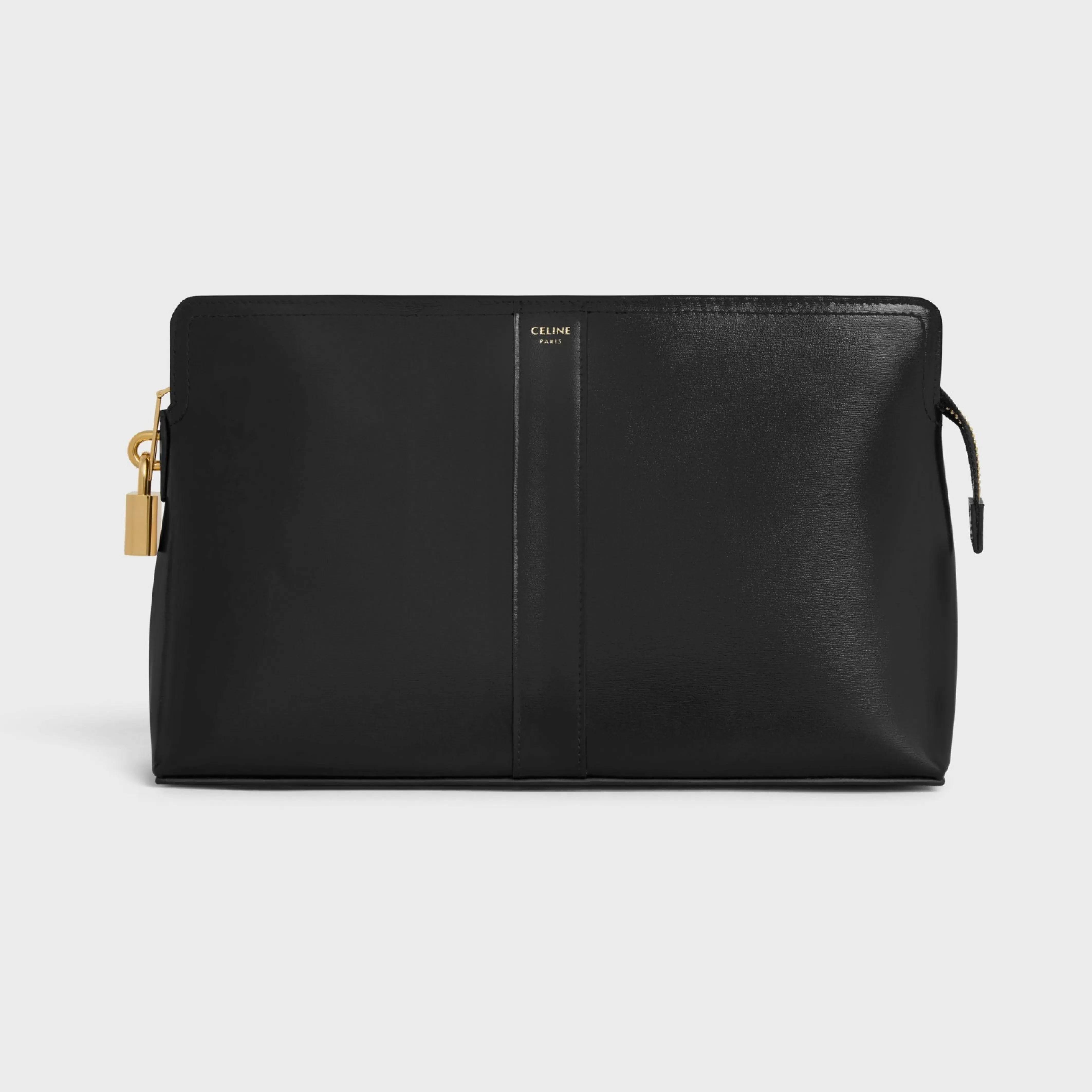 Lock Toiletry Pouch in Shiny Calfskin^CELINE Outlet