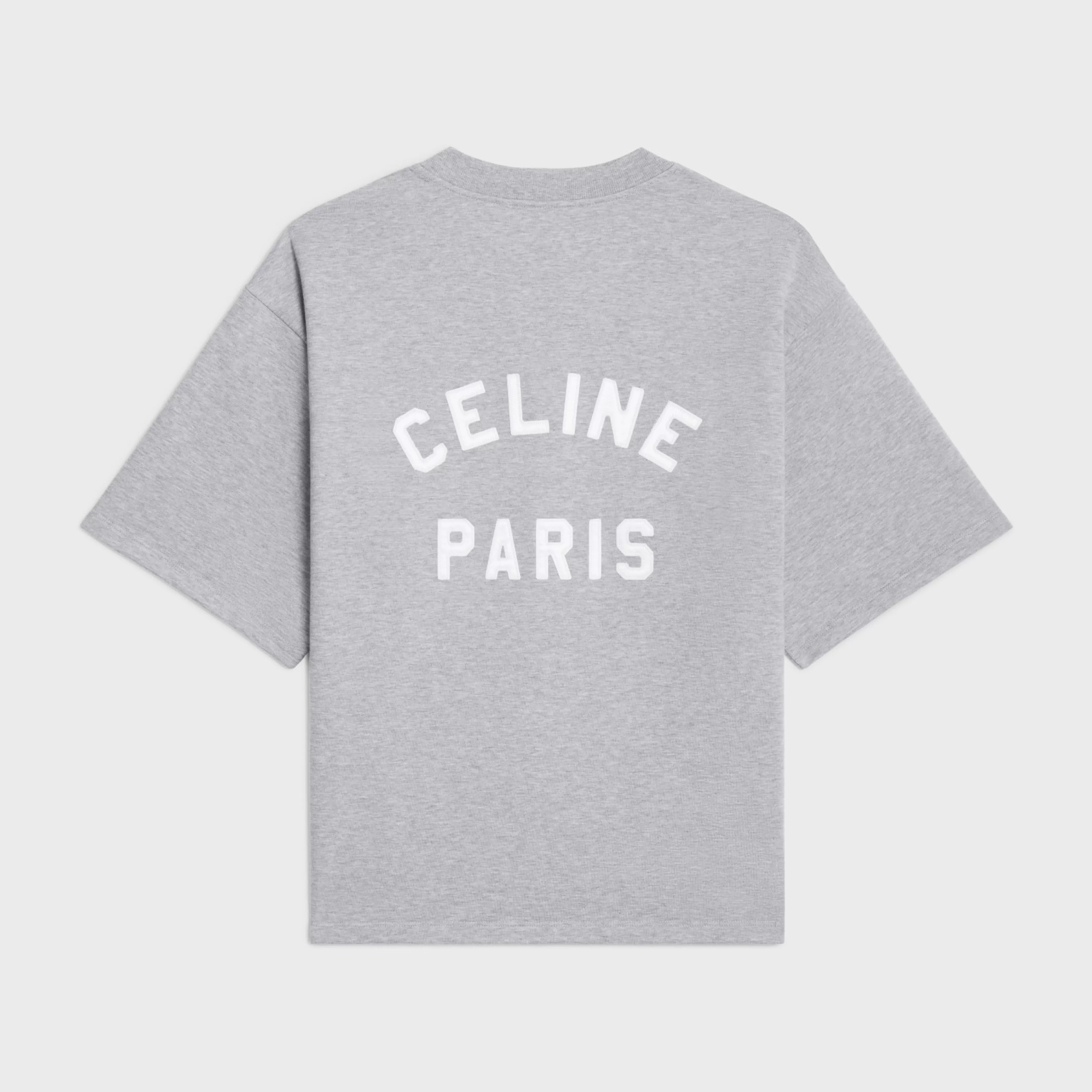 loose paris sweatshirt in cotton and cashmere^CELINE New