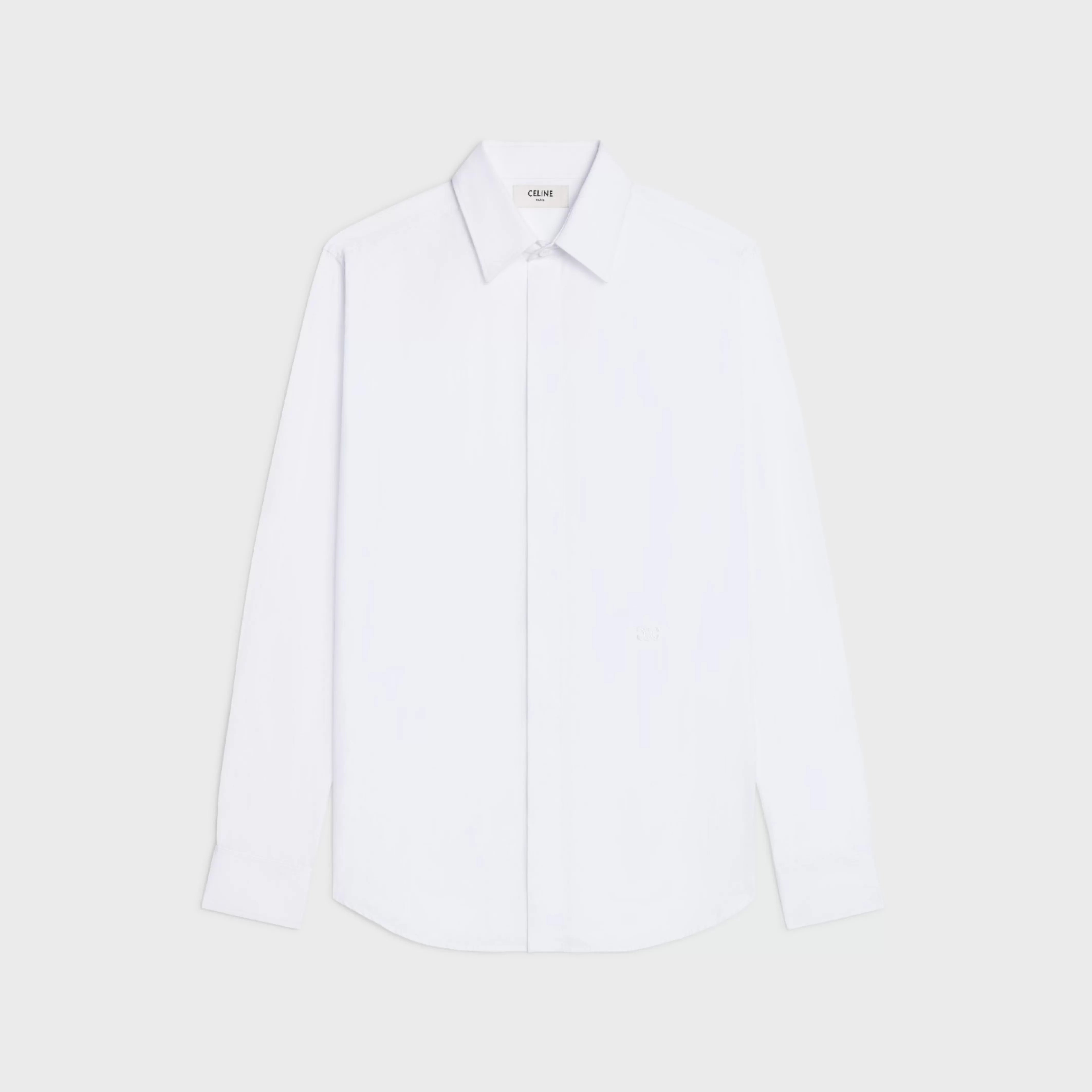 loose shirt in cotton poplin^CELINE Cheap