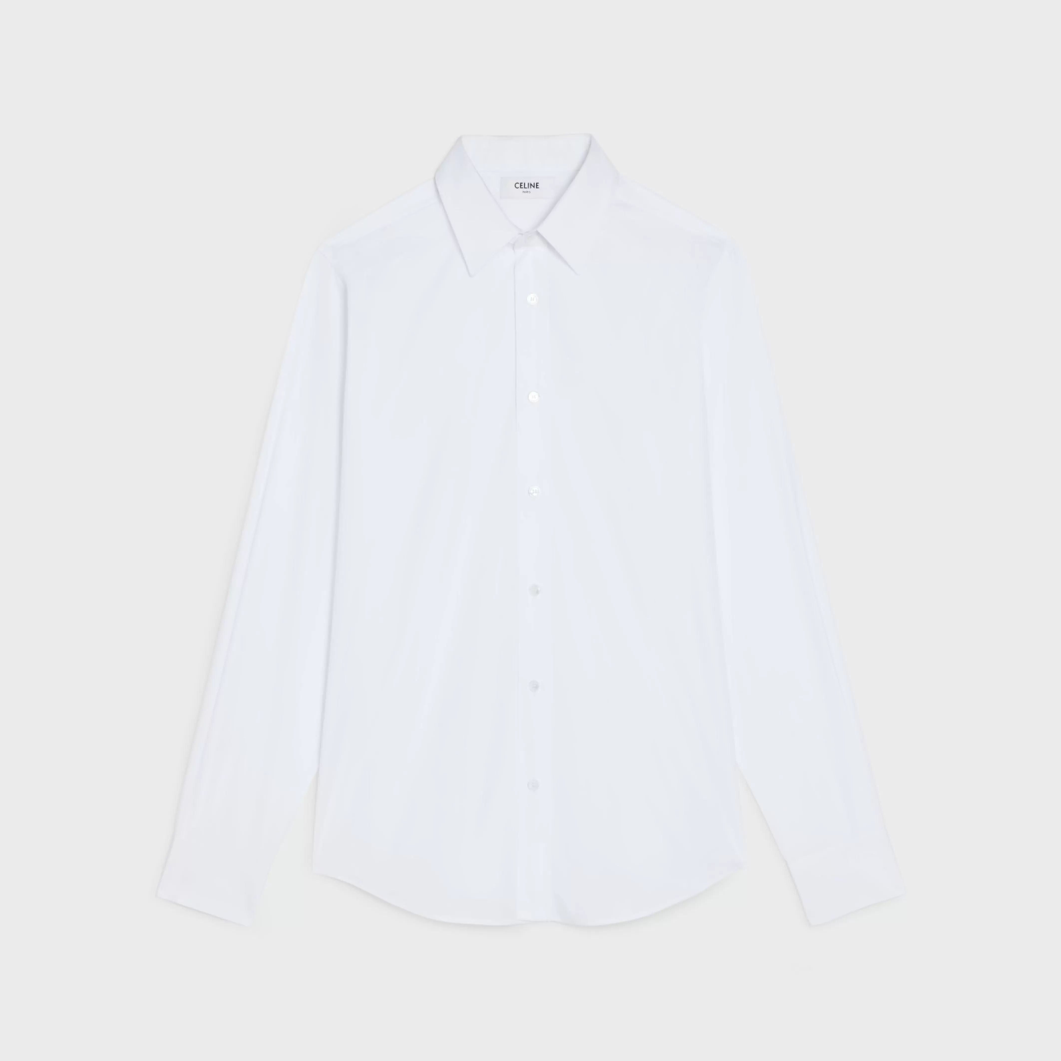 LOOSE SHIRT IN COTTON POPLIN^CELINE Flash Sale