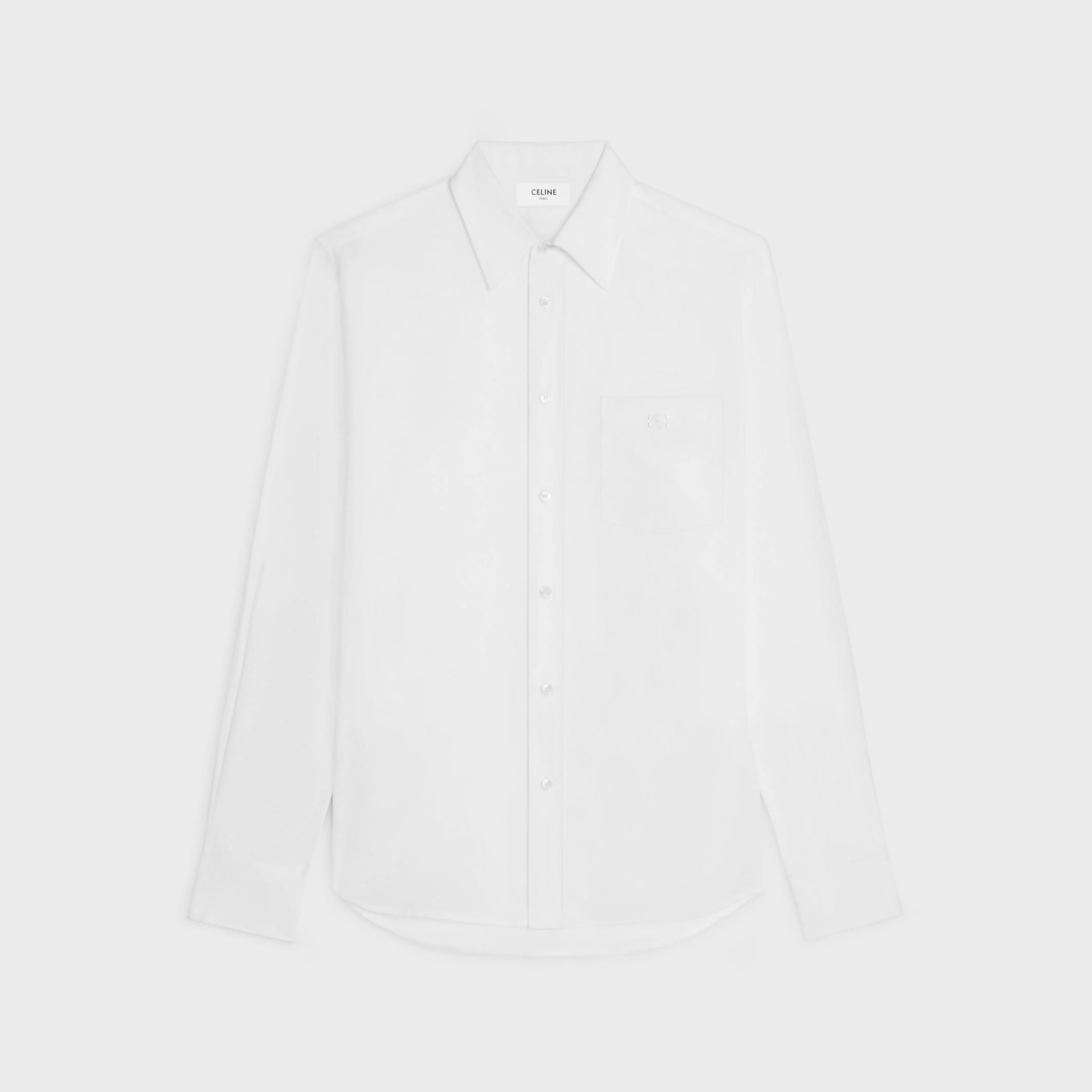 loose shirt in linen^CELINE Best Sale