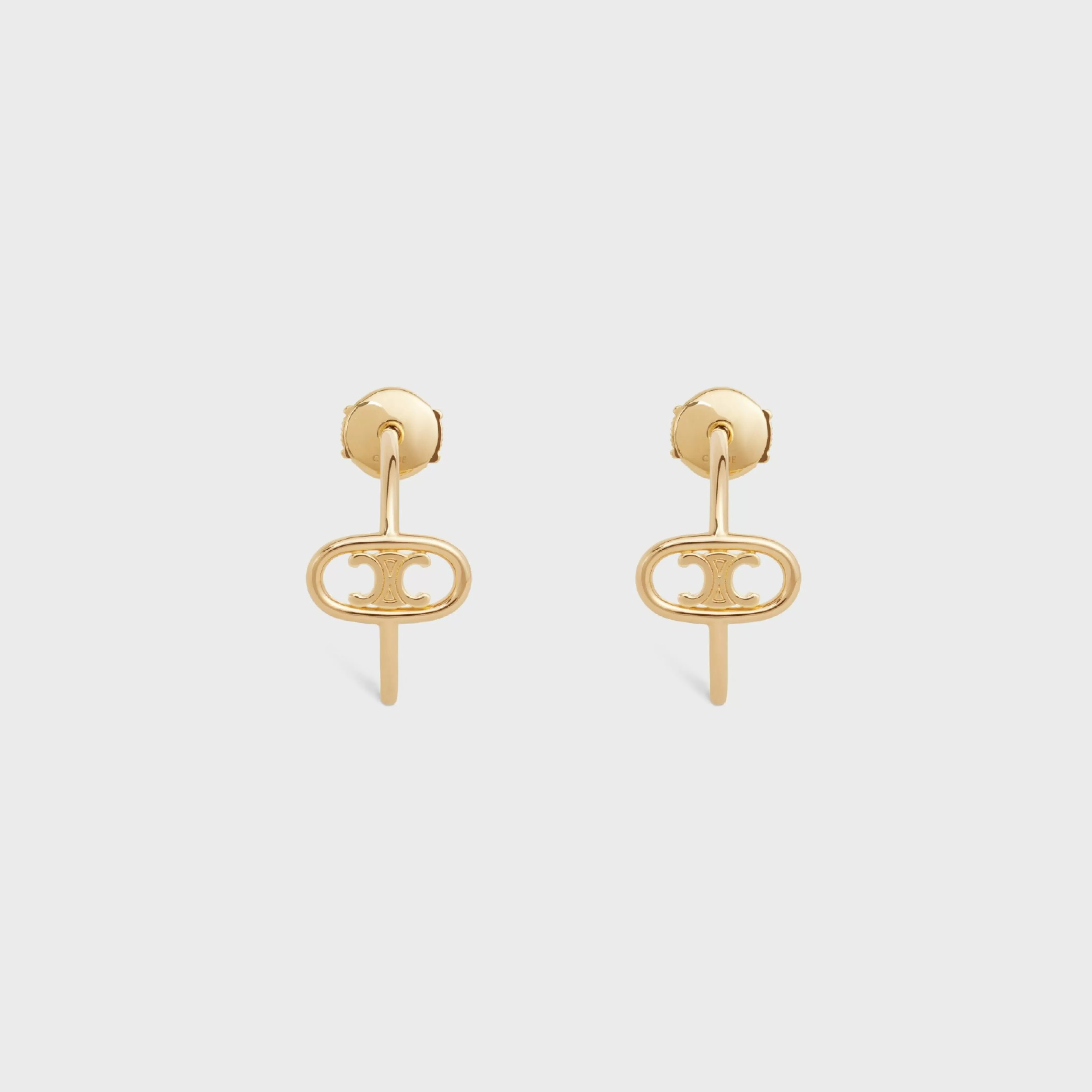 Maillon Triomphe Hoops in Yellow Gold^CELINE Outlet