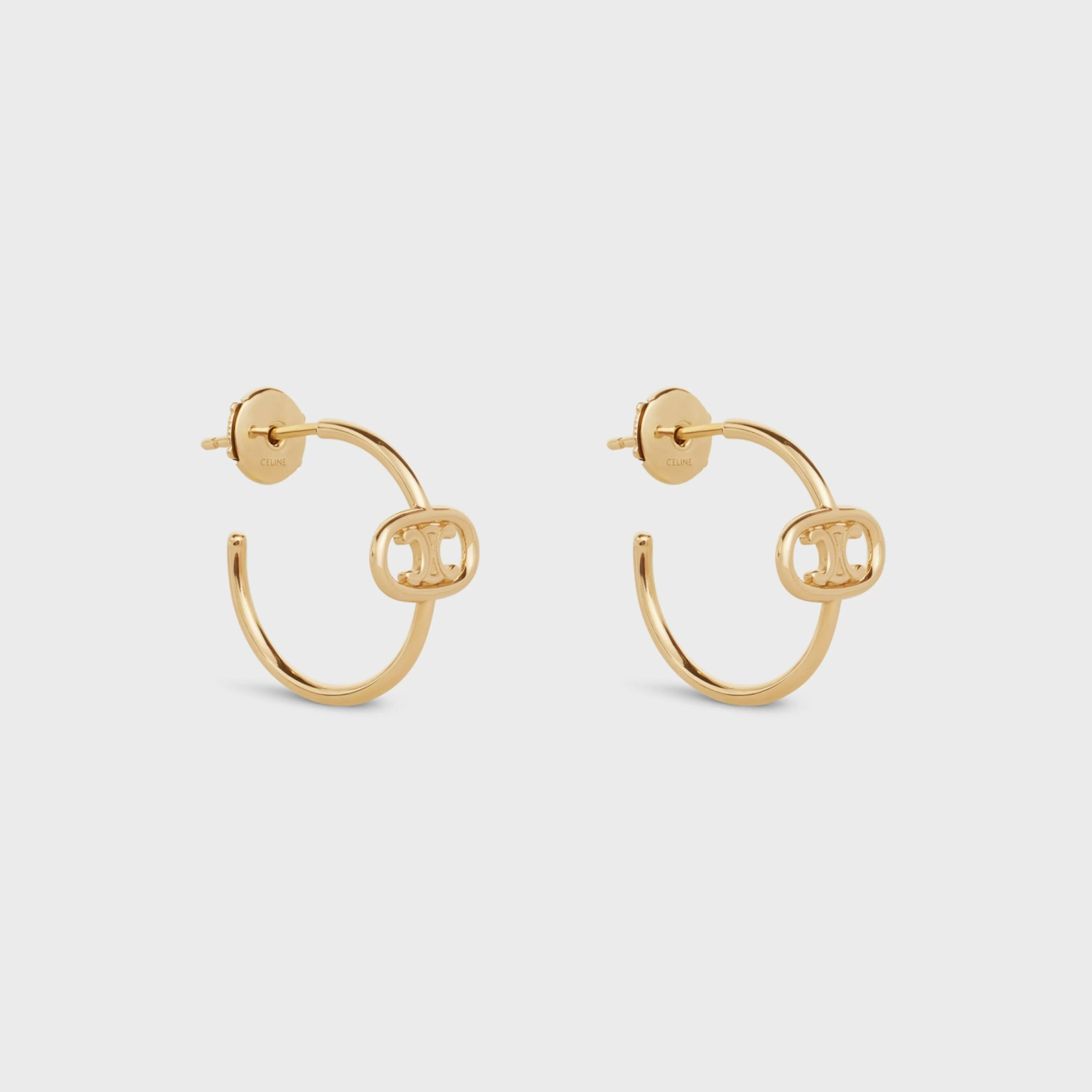 Maillon Triomphe Hoops in Yellow Gold^CELINE Outlet