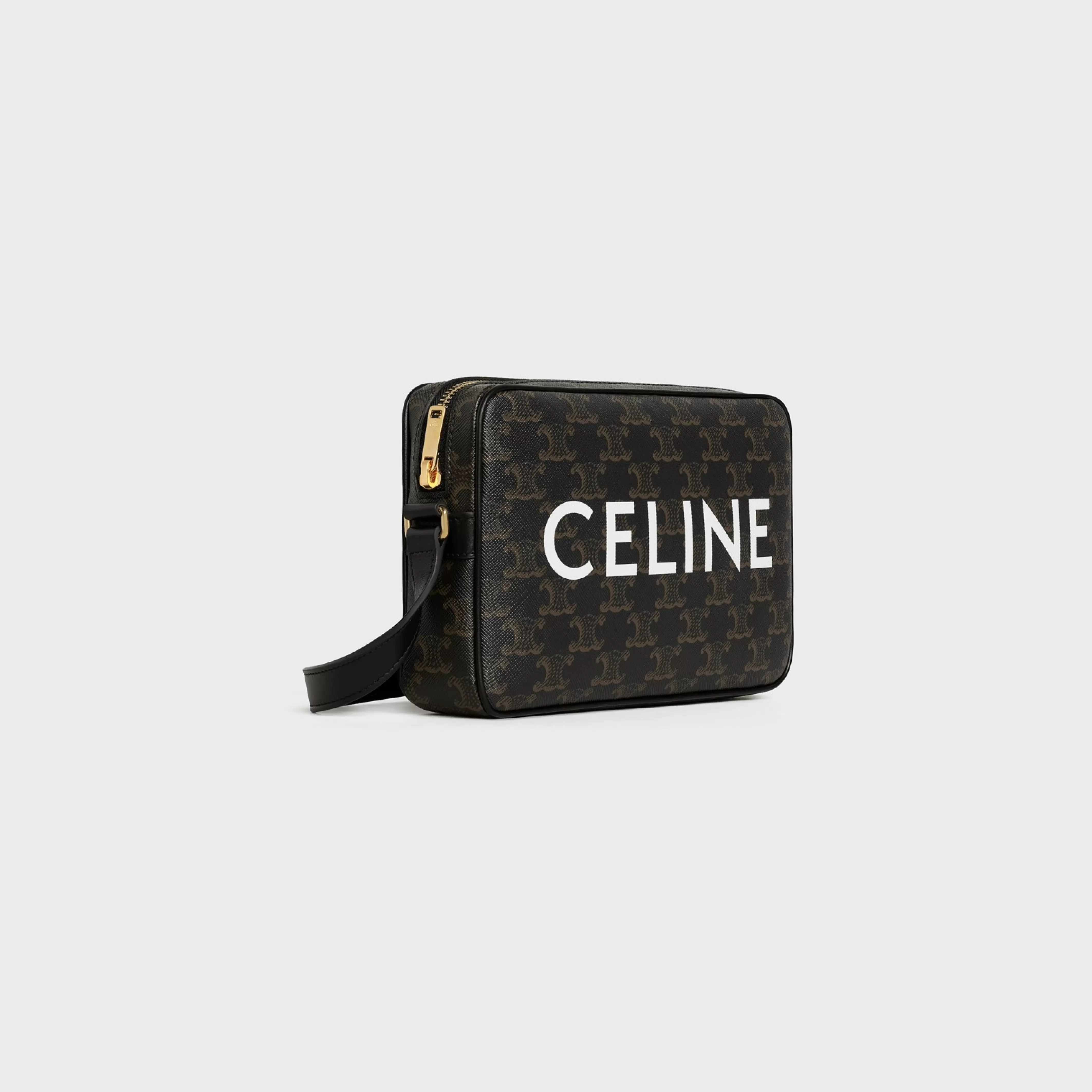 Medium Messenger Bag in Triomphe Canvas with Print^CELINE Sale