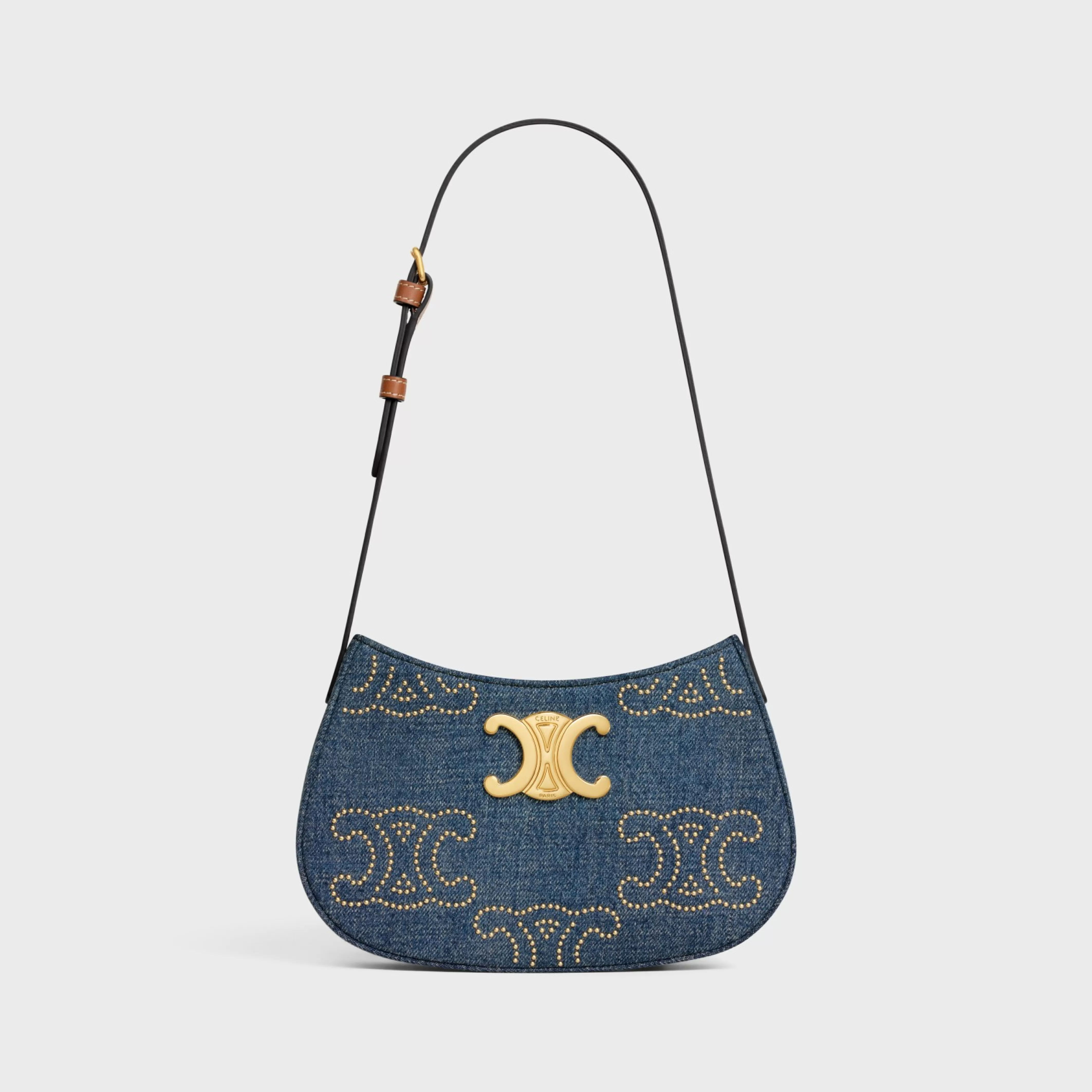 MEDIUM TILLY BAG in WITH TRIOMPHE STUDS AND CALFSKIN^CELINE Best