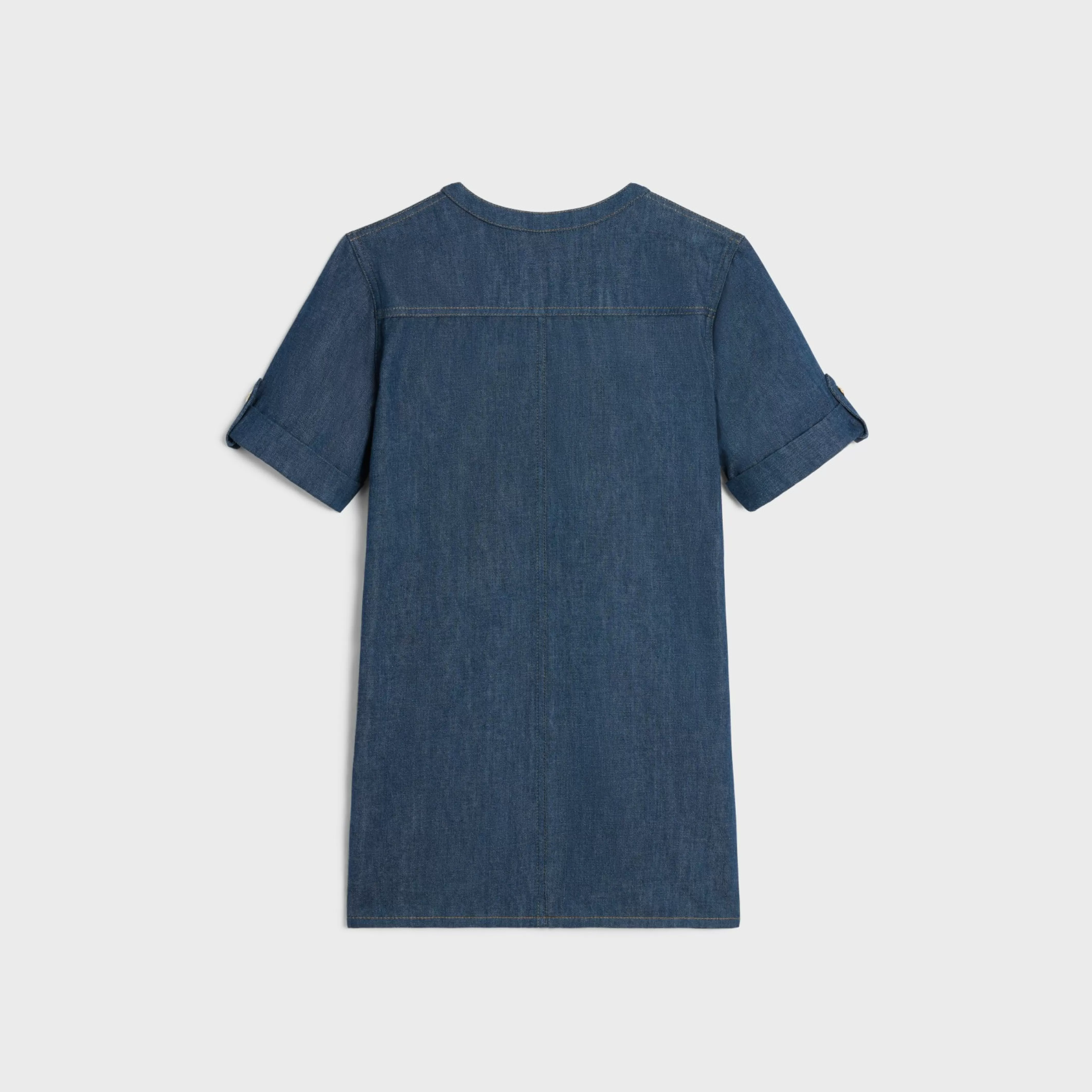 mini dress in dark ocean wash denim^CELINE Flash Sale