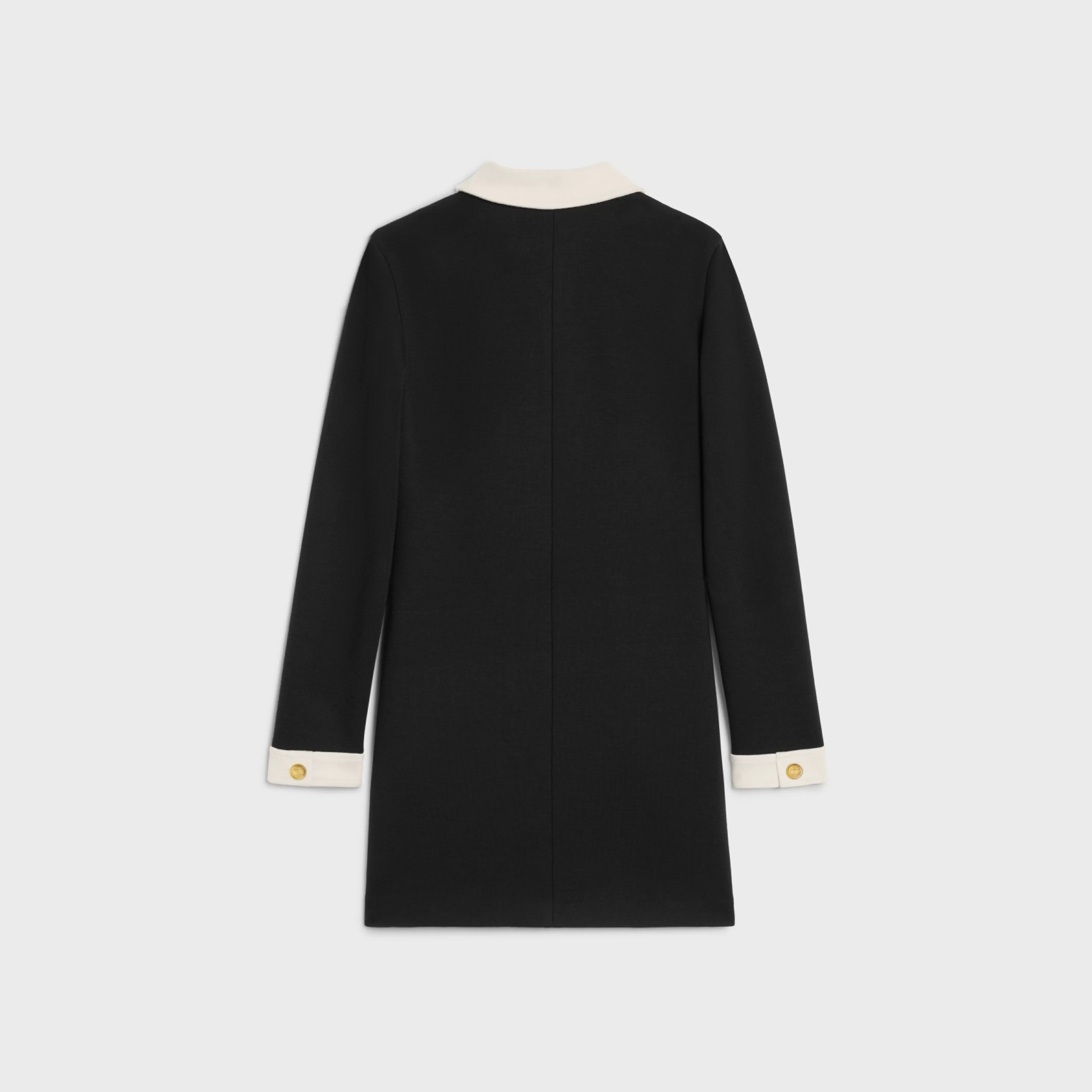 mini trapeze dress in wool jersey^CELINE Discount