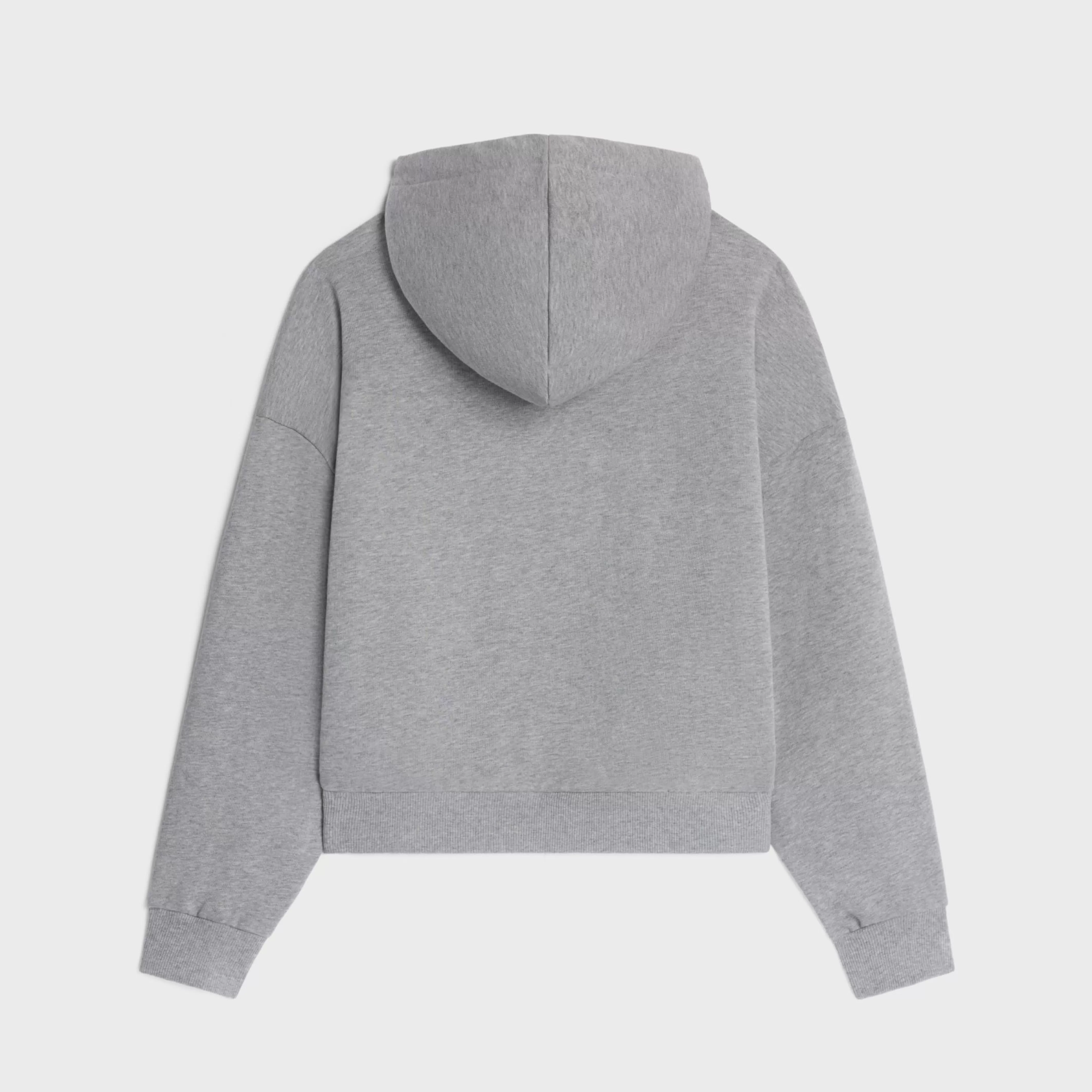 oversized hoodie in cotton fleece^CELINE Fashion