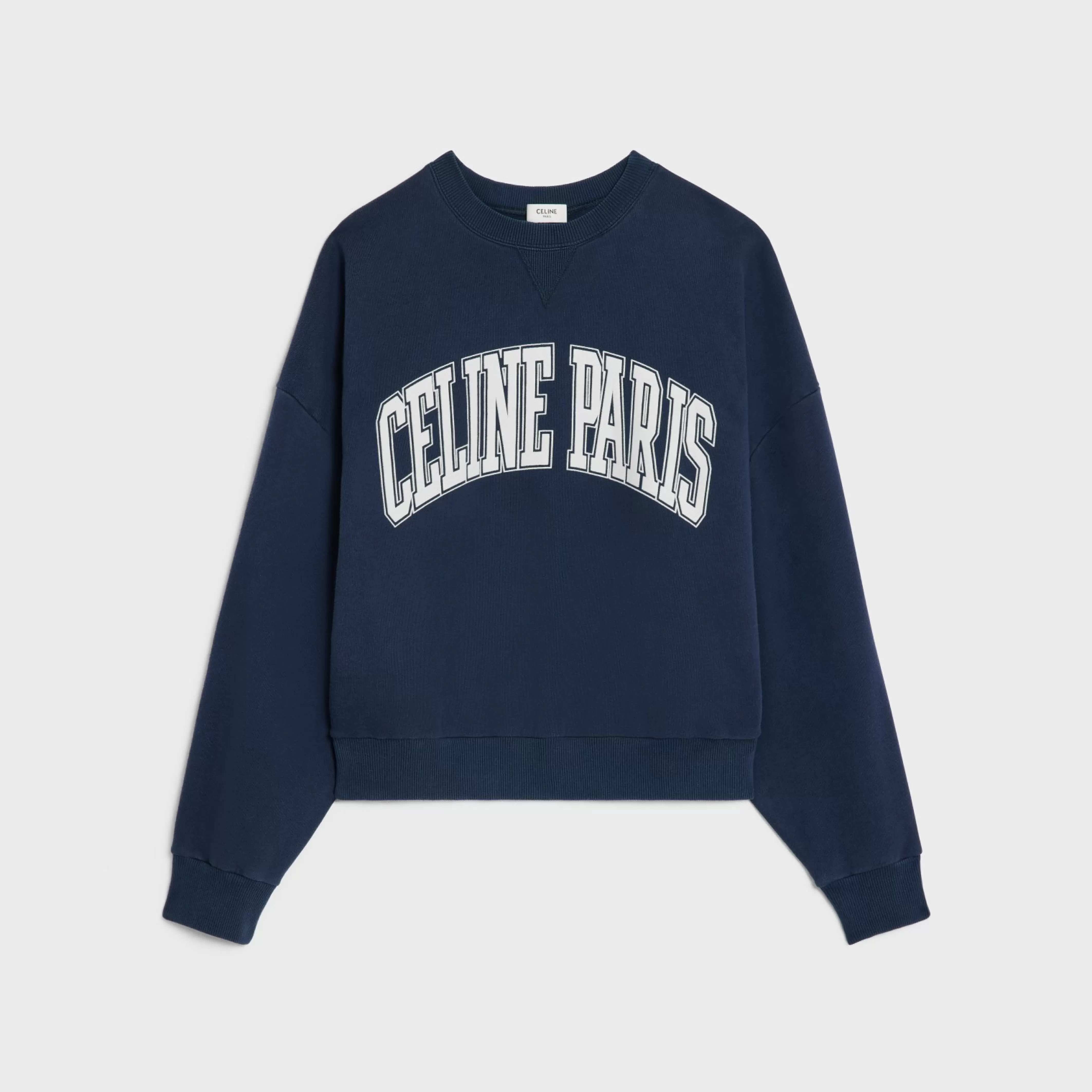 oversized sweatshirt in cotton fleece^CELINE Discount