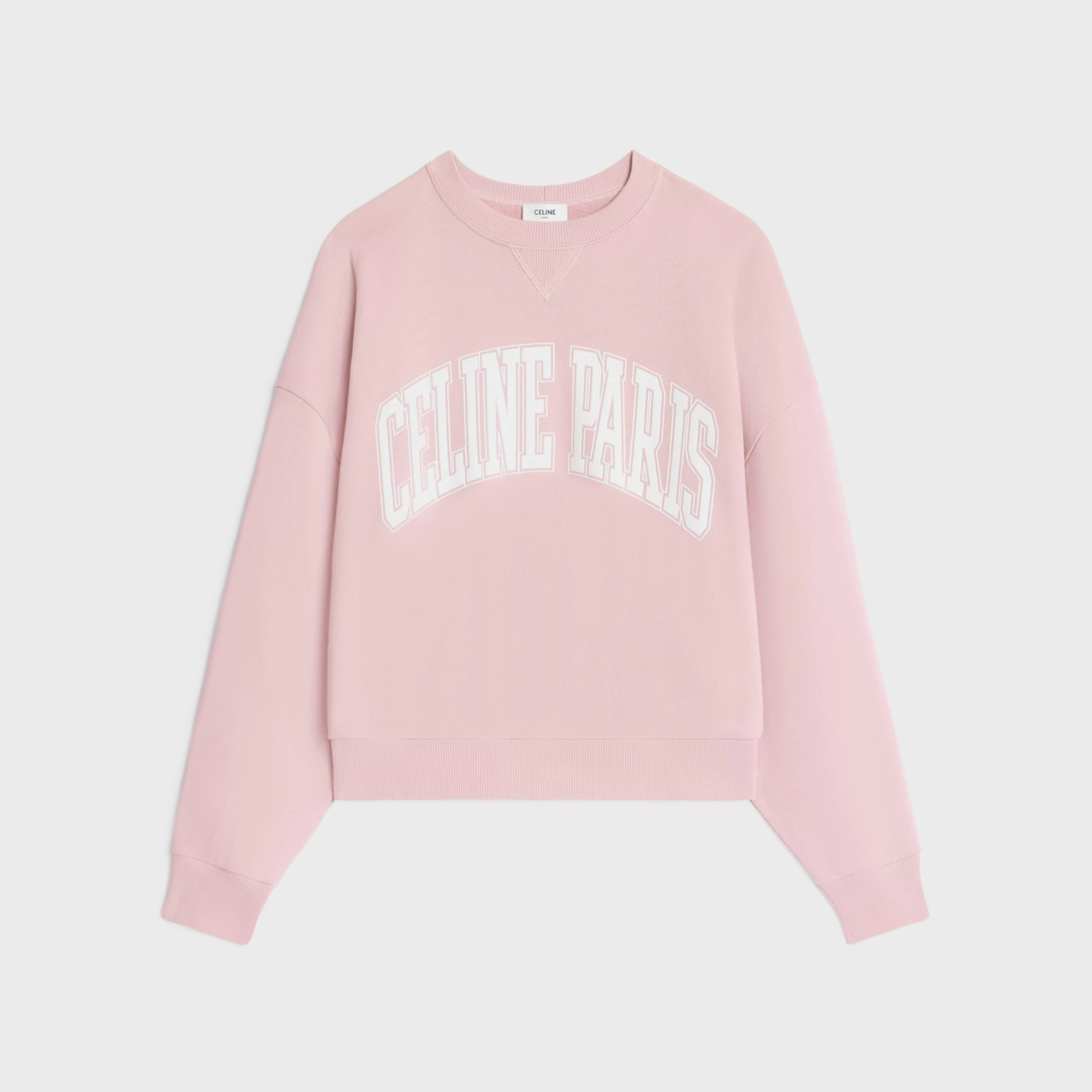 oversized sweatshirt in cotton fleece^CELINE Cheap