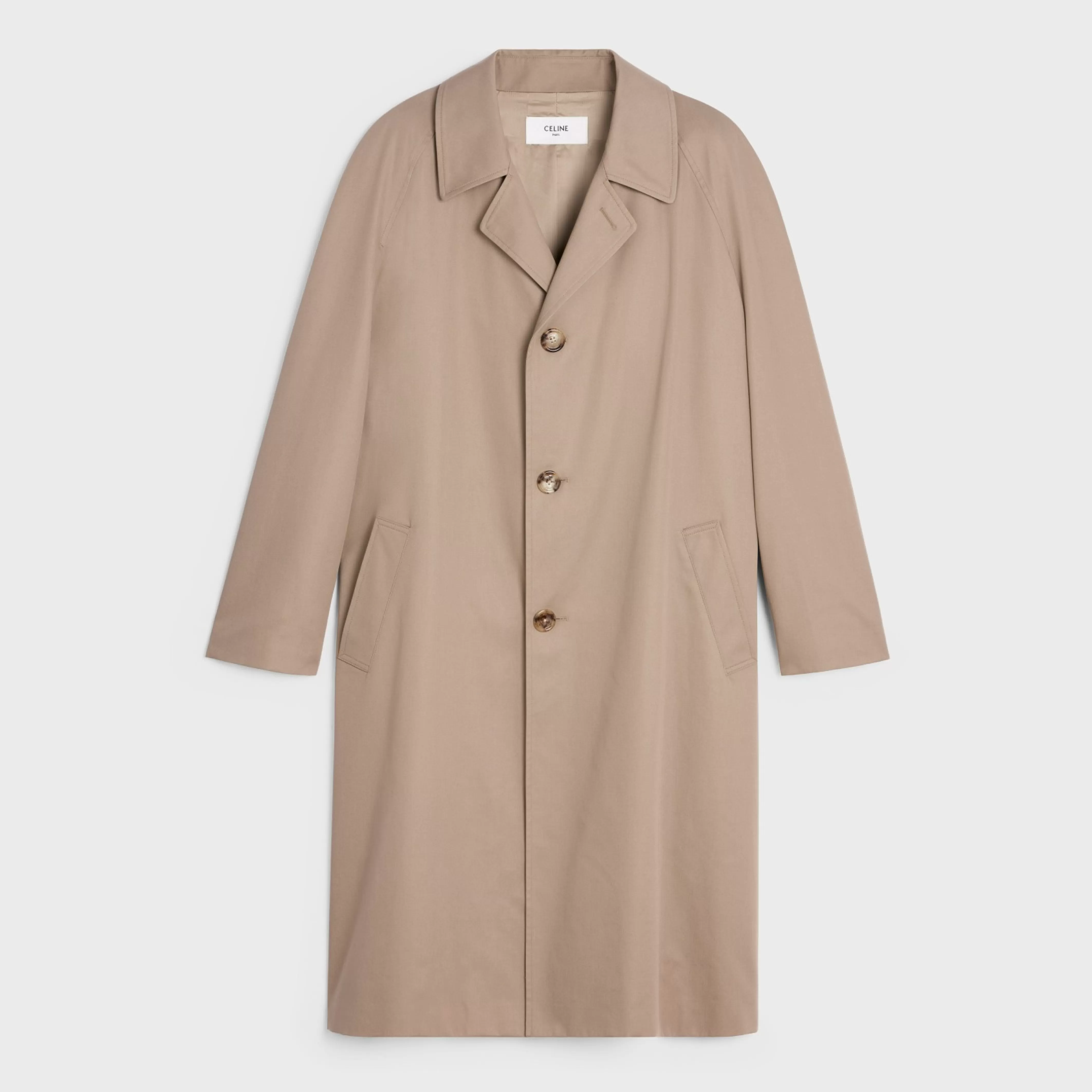 oversized mac coat in technical cotton^CELINE Cheap