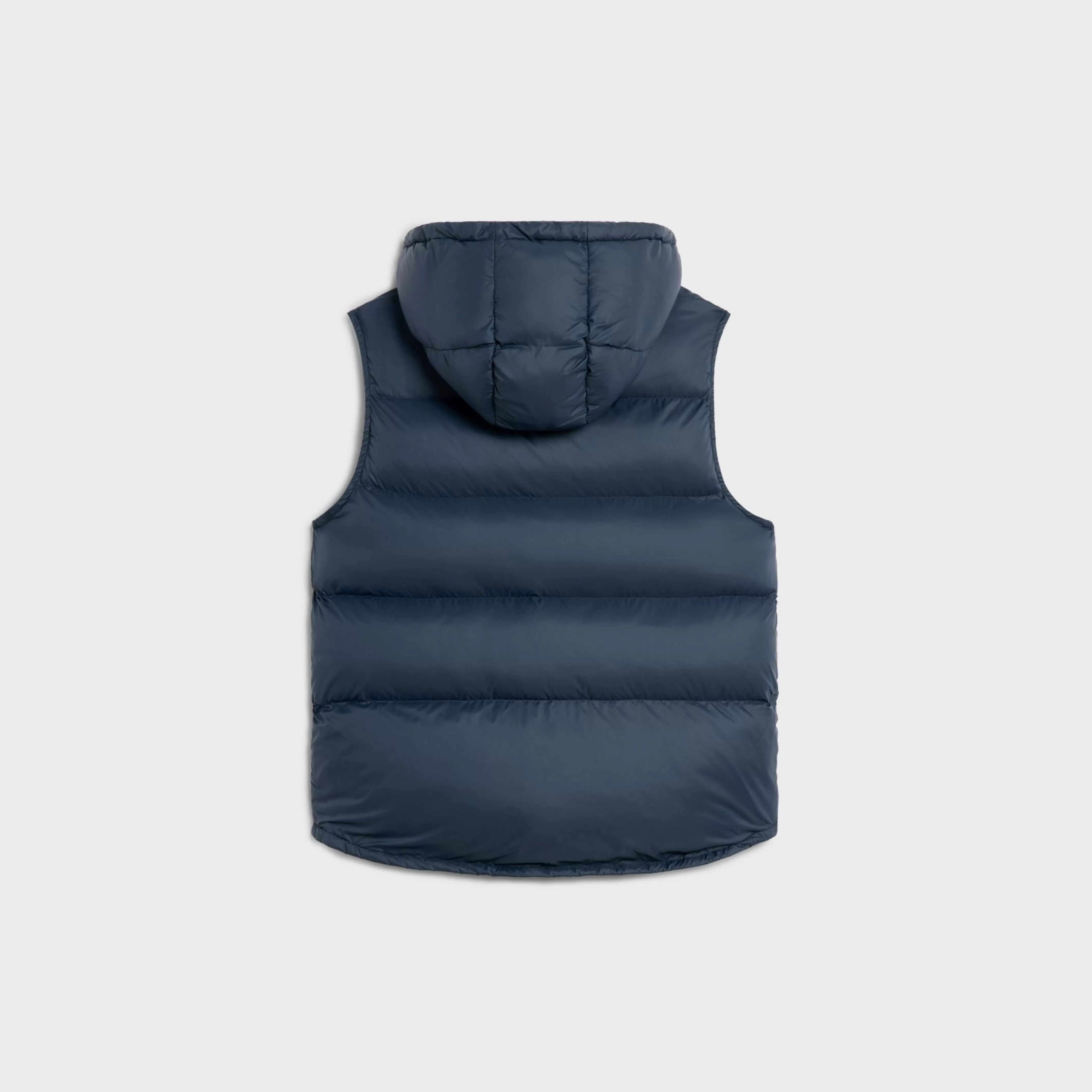 oversized sleeveless down jacket in lightweight nylon^CELINE Best