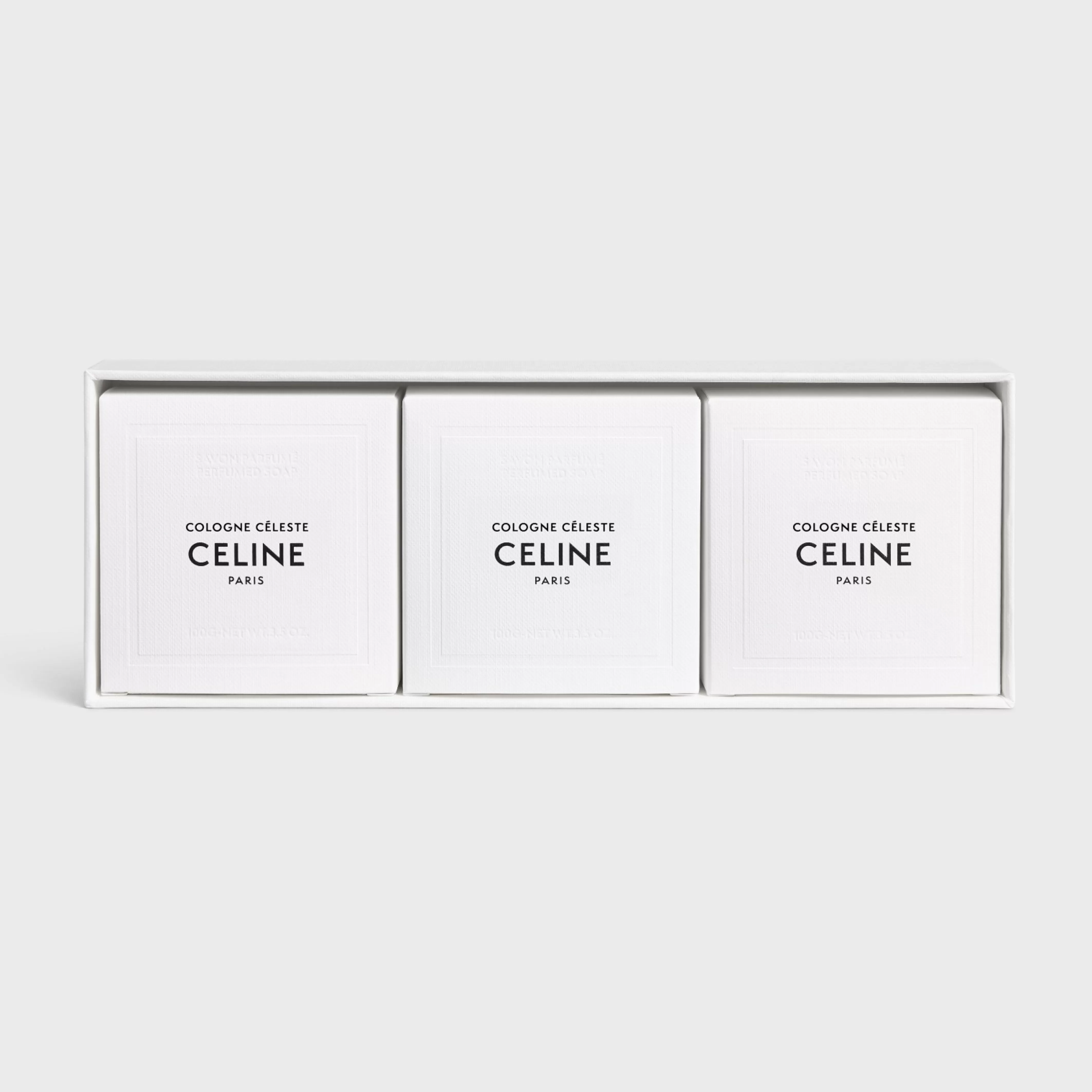 PERFUMED SOAPS SET COLOGNE CÉLESTE 3x100G^CELINE Outlet