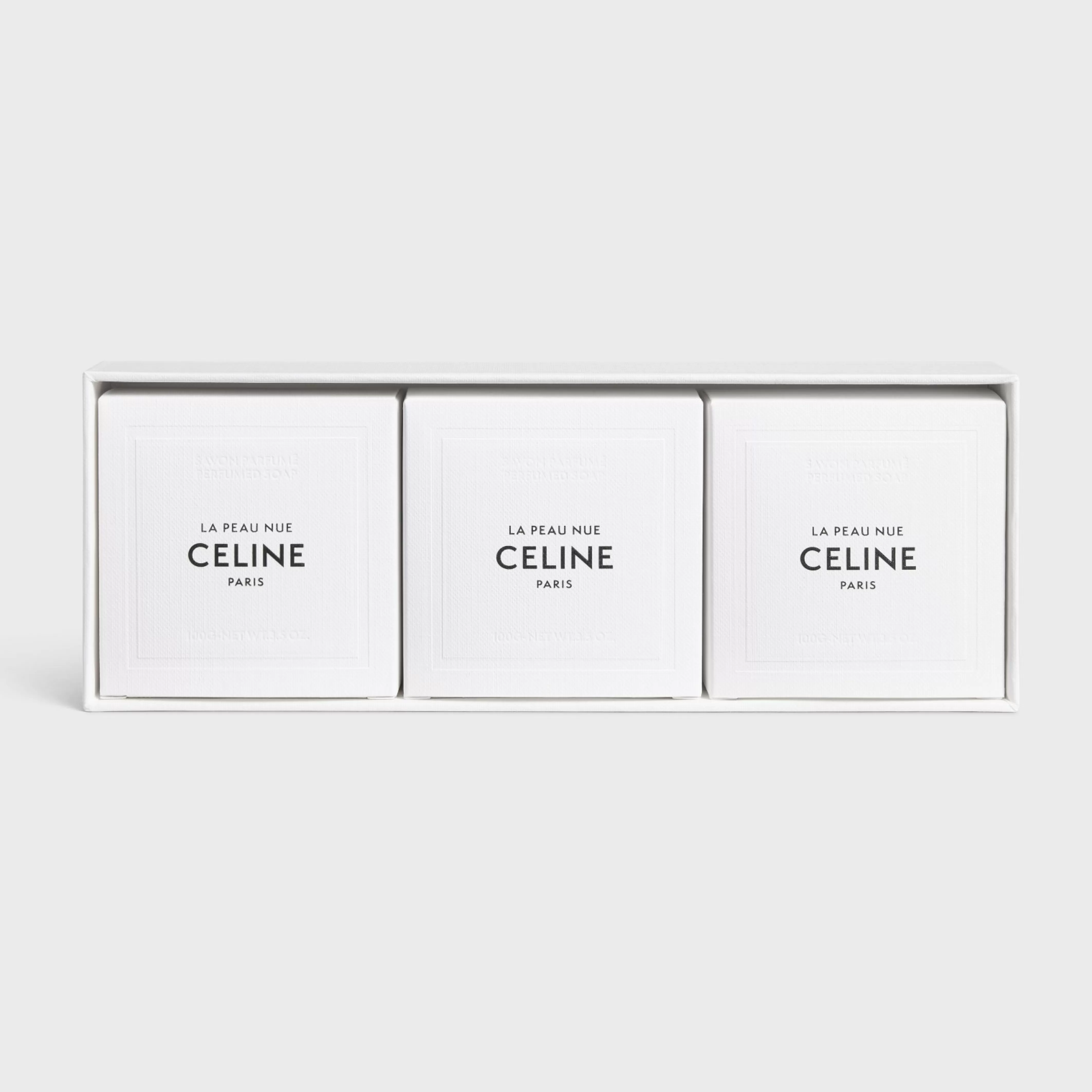 PERFUMED SOAPS SET LA PEAU NUE 3x100G^CELINE Fashion