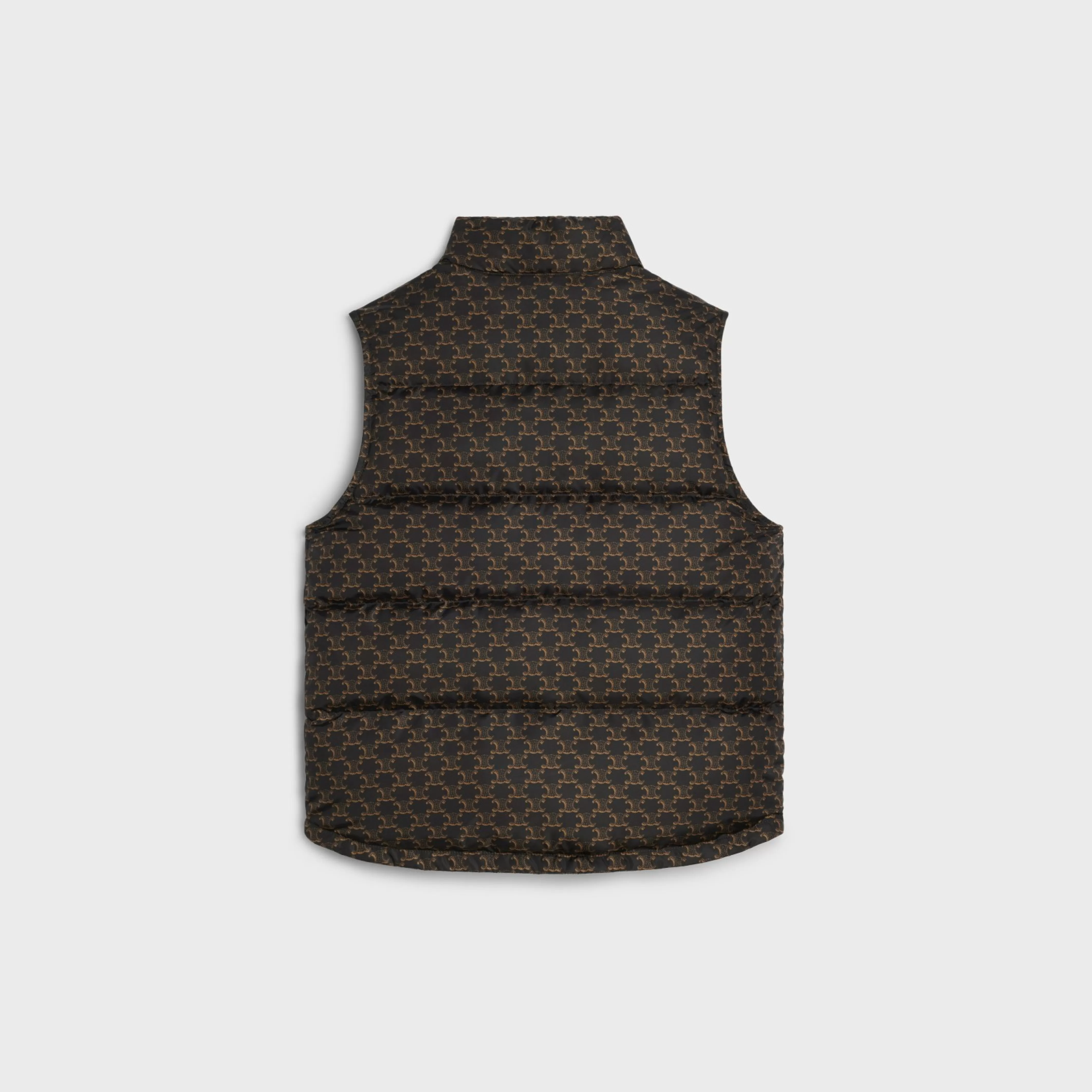 quilted vest in monogram nylon^CELINE Store