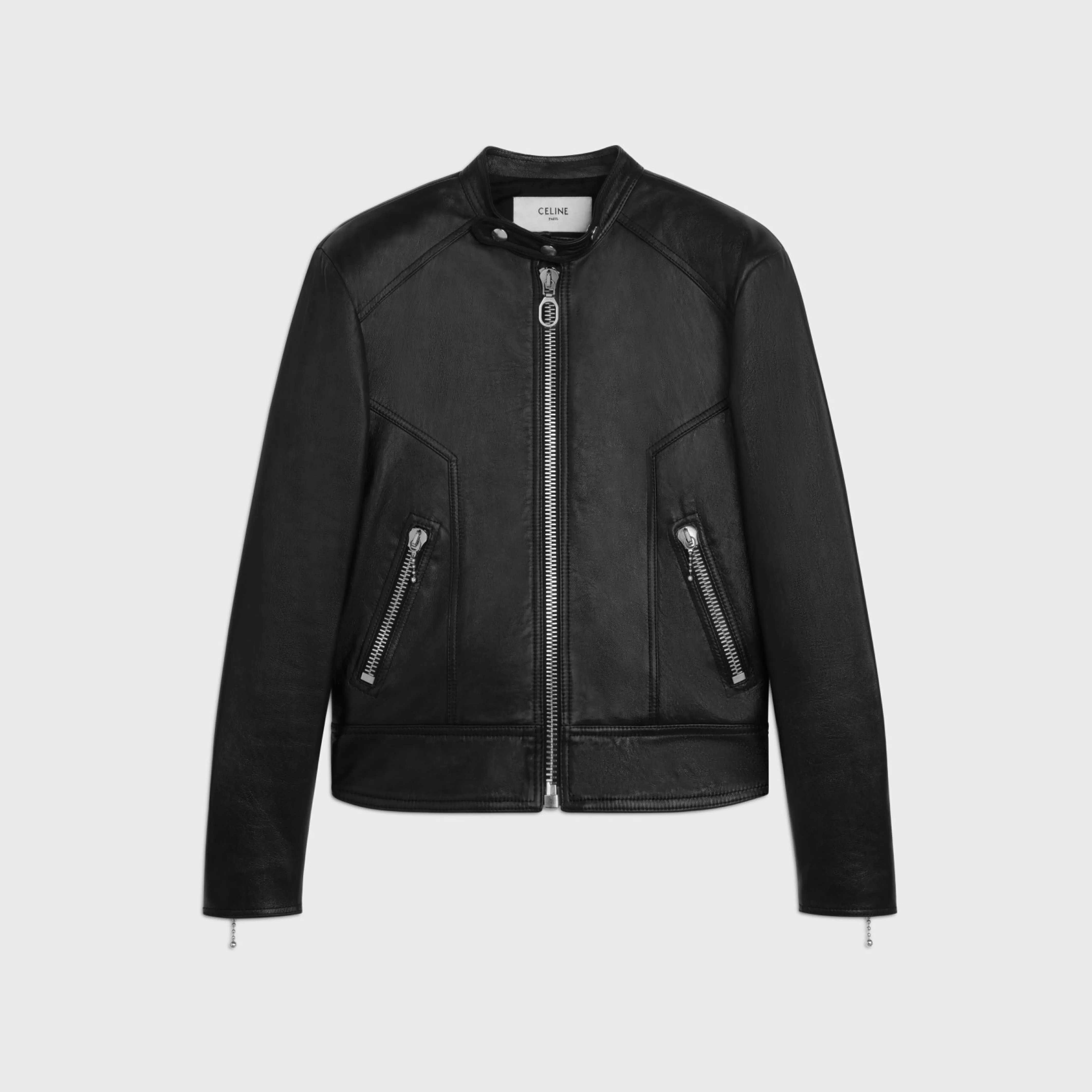 racer blouson jacket in soft lambskin^CELINE Outlet