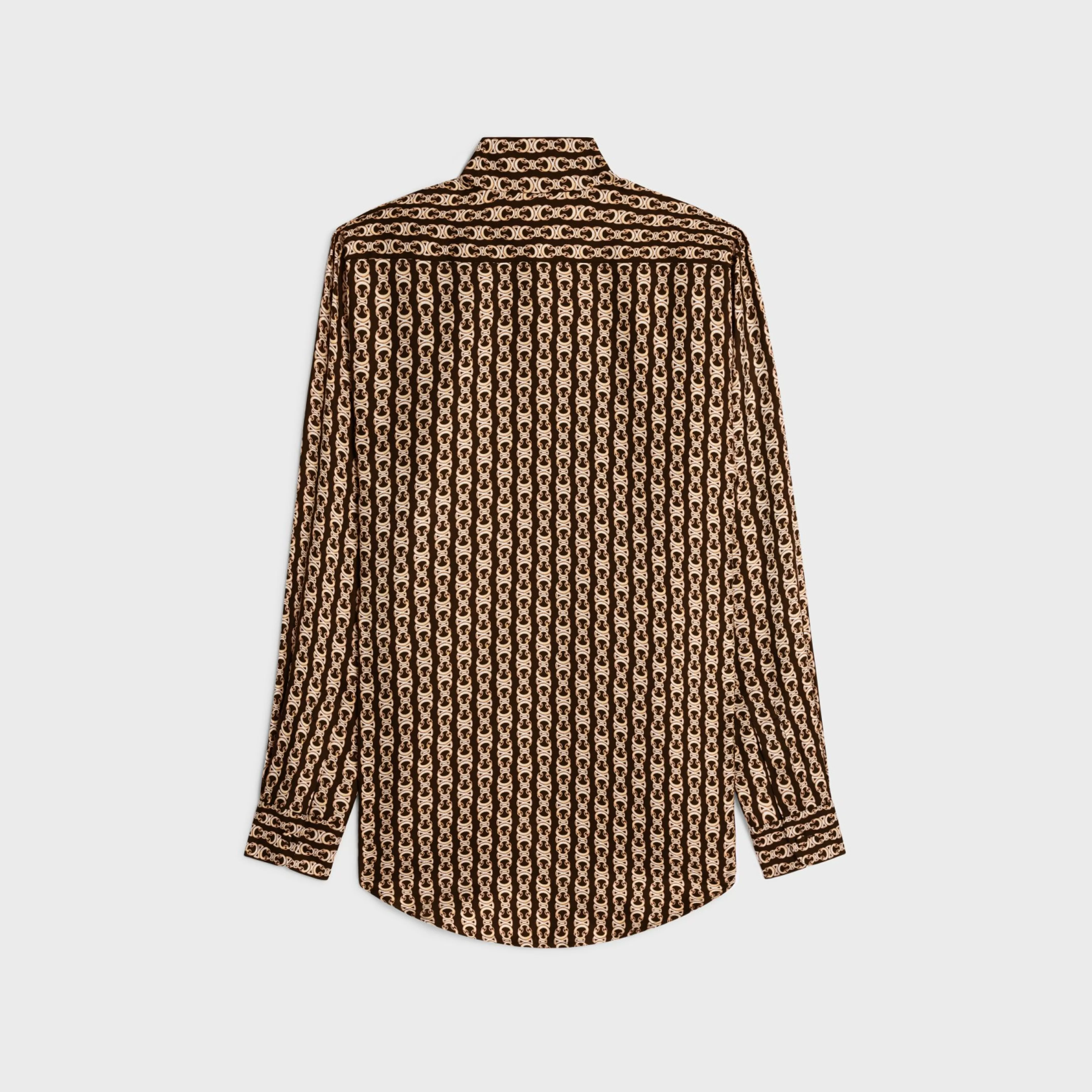 romy lavallière shirt in silk twill^CELINE Discount