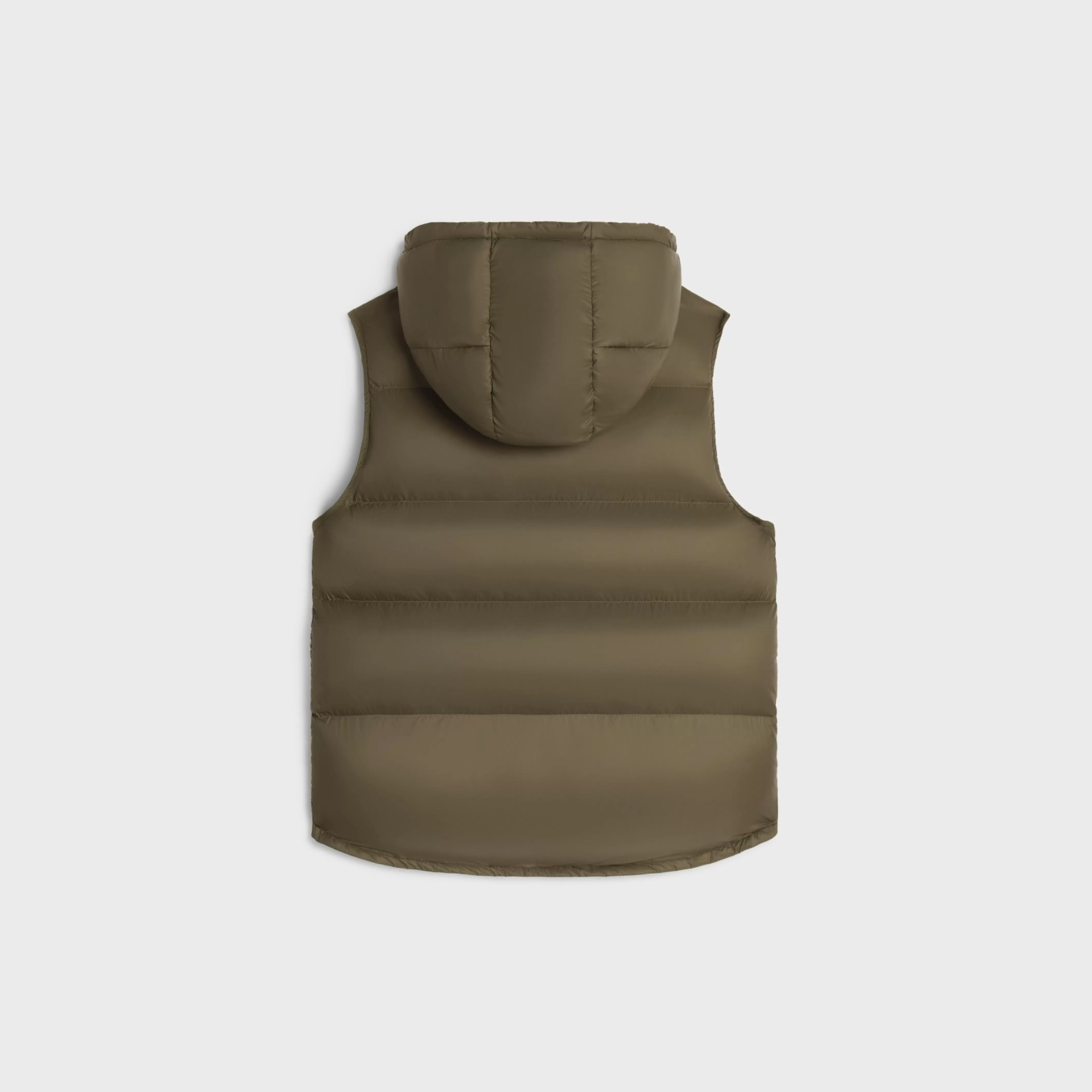 sleeveless down jacket in lightweight nylon^CELINE Outlet