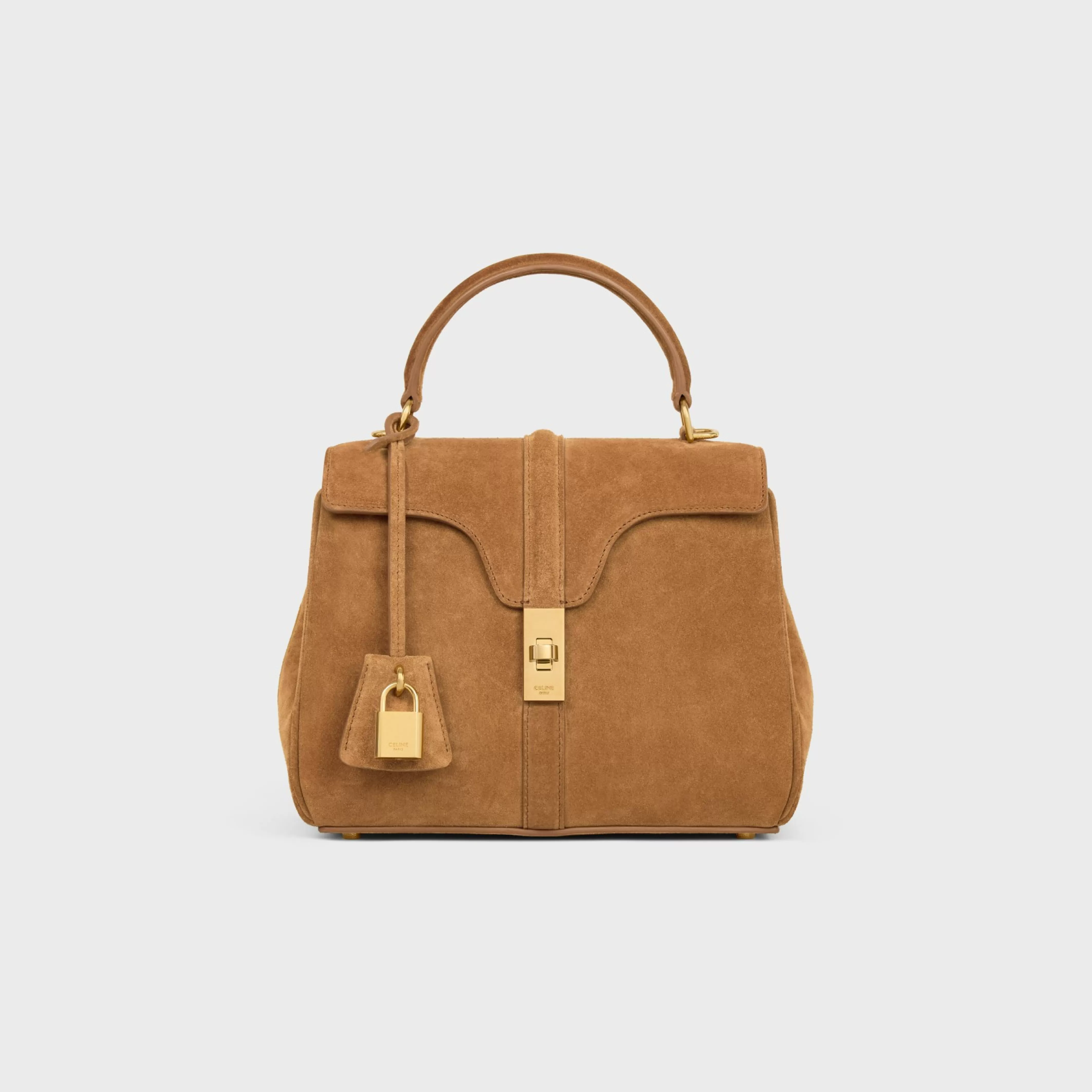 Small 16 Bag in SUEDE CALFSKIN^CELINE New