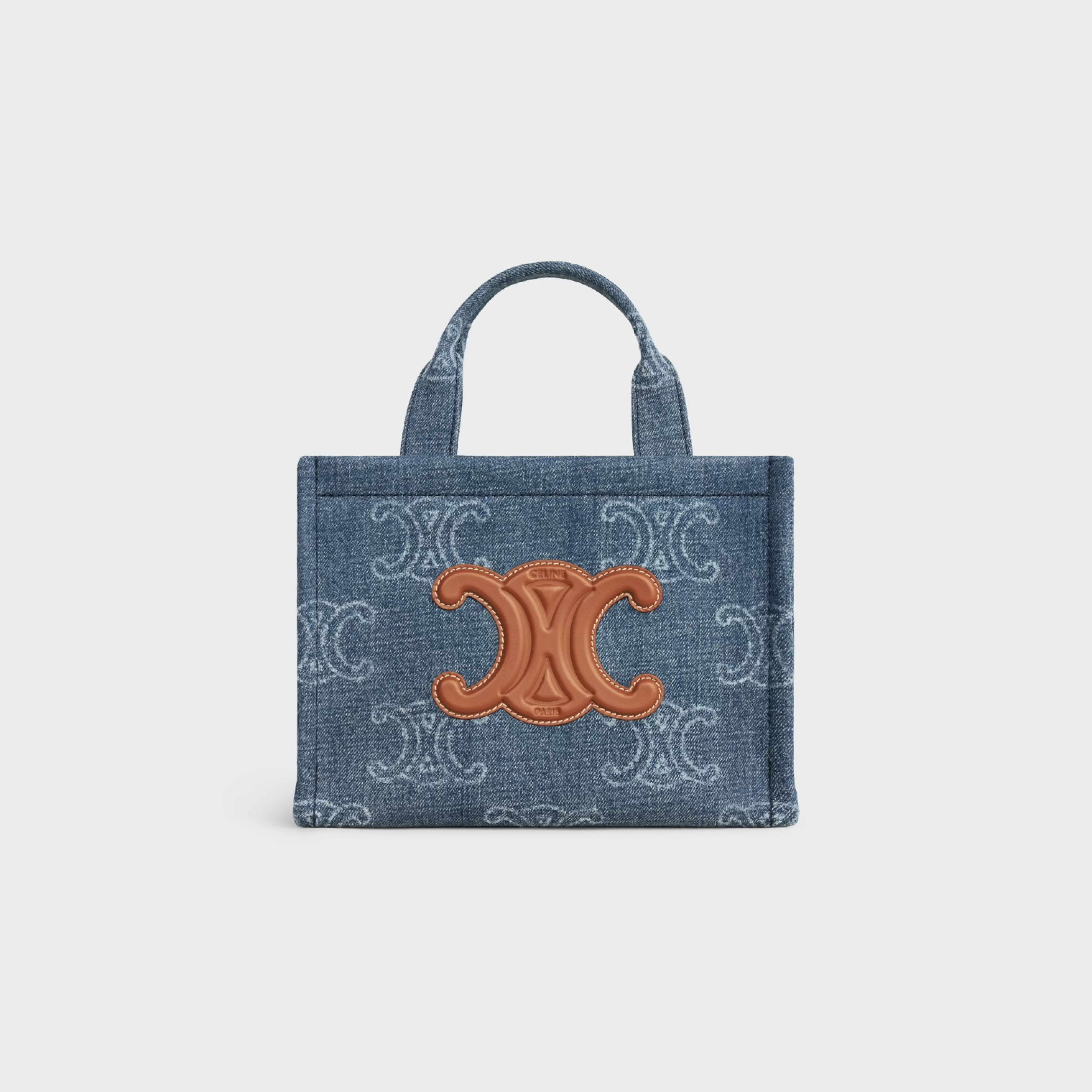 small cabas thais in with Triomphe all-over and calfskin^CELINE Hot