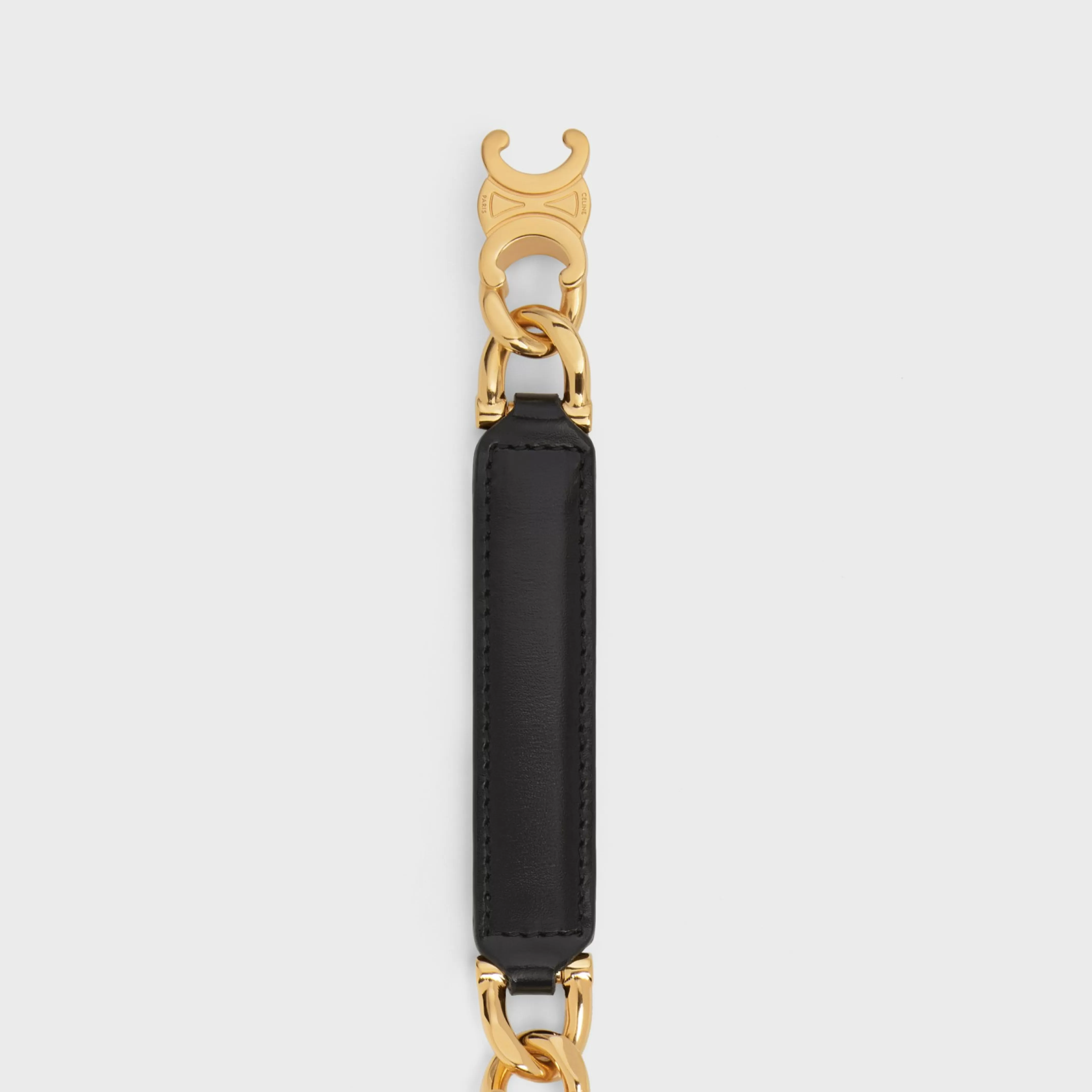 SMALL GOURMETTE TRIOMPHE ADJUSTABLE BELT in Taurillon Leather^CELINE Online