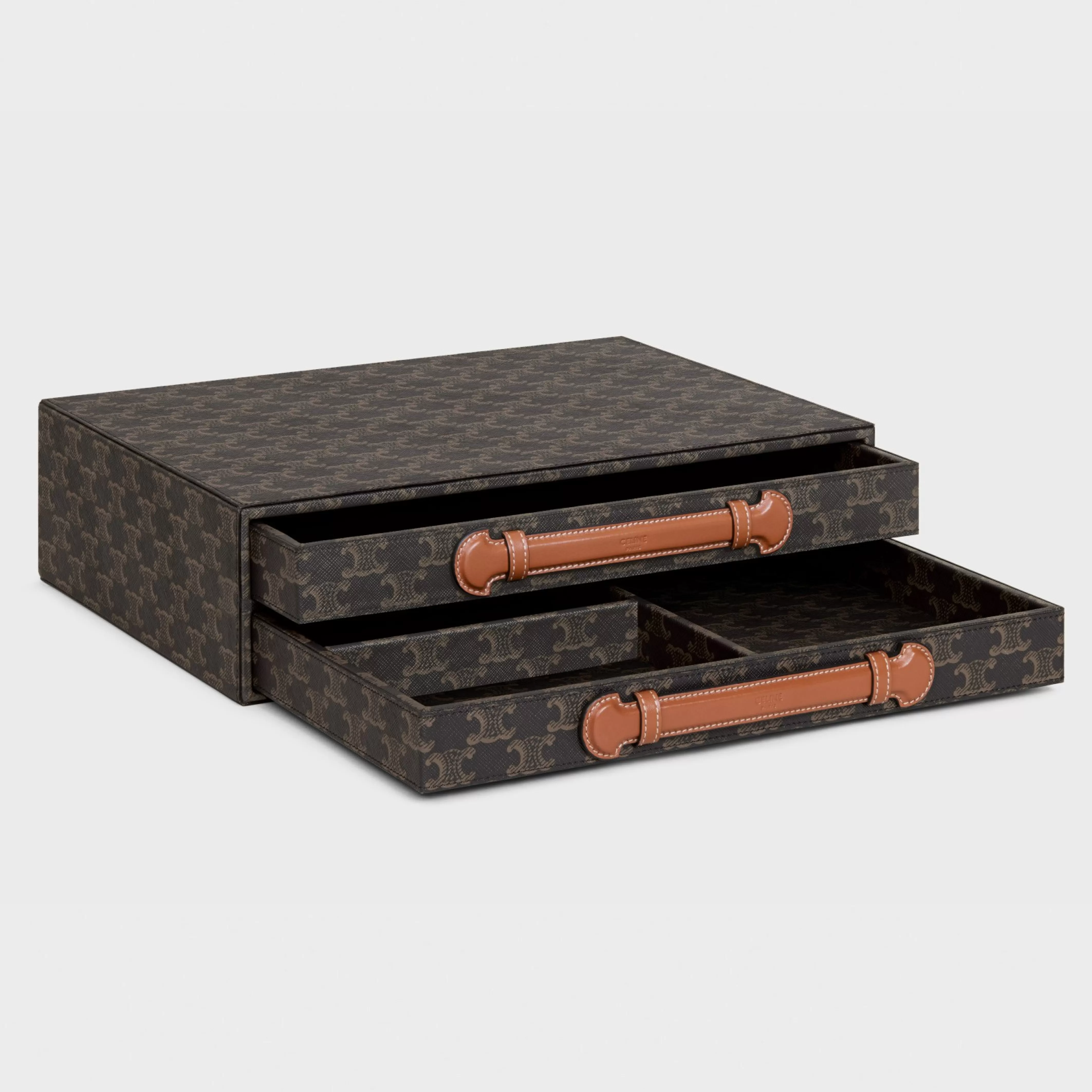 stationery case in triomphe canvas and calfskin^CELINE Flash Sale