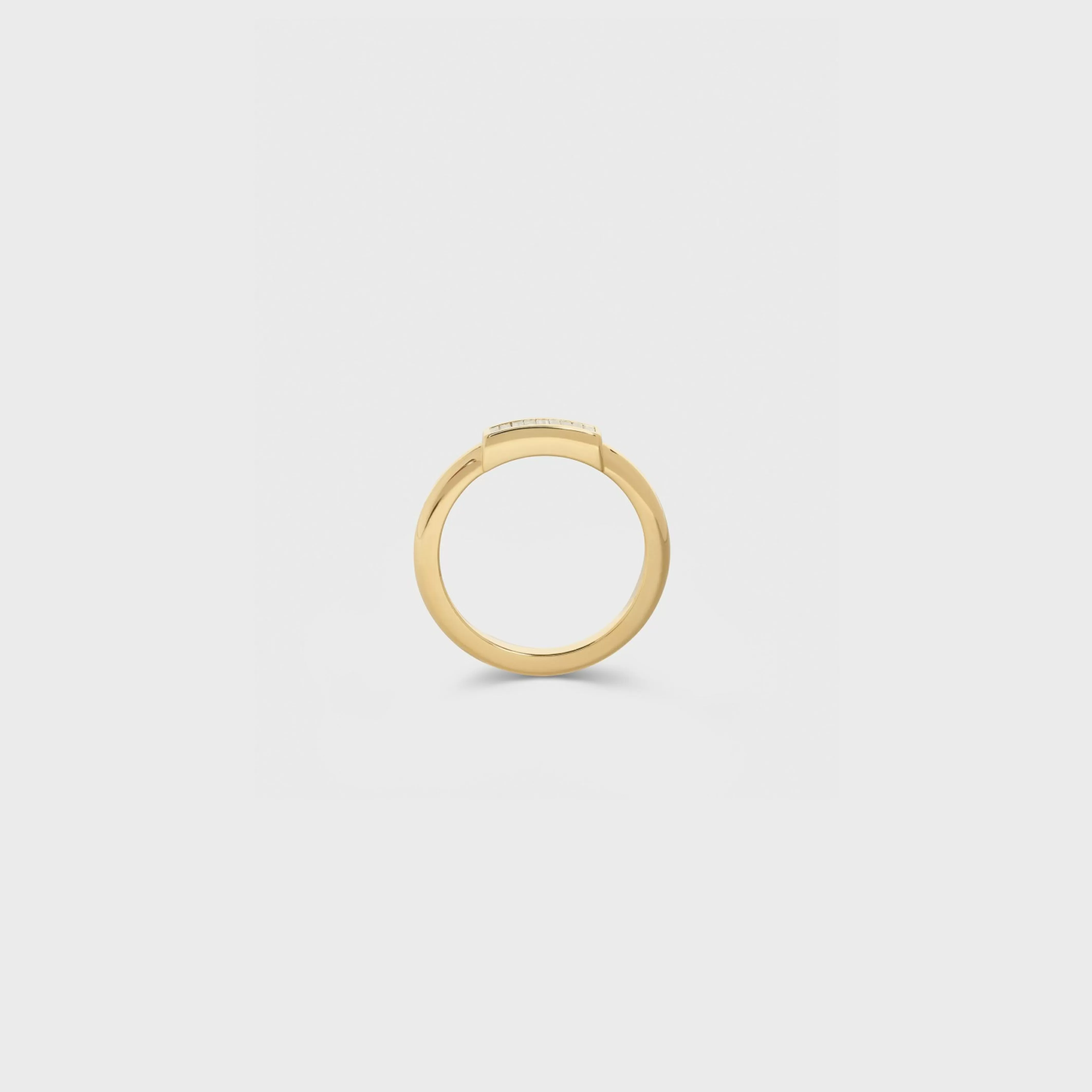 Systeme Ring in Yellow Gold and Diamonds^CELINE Flash Sale