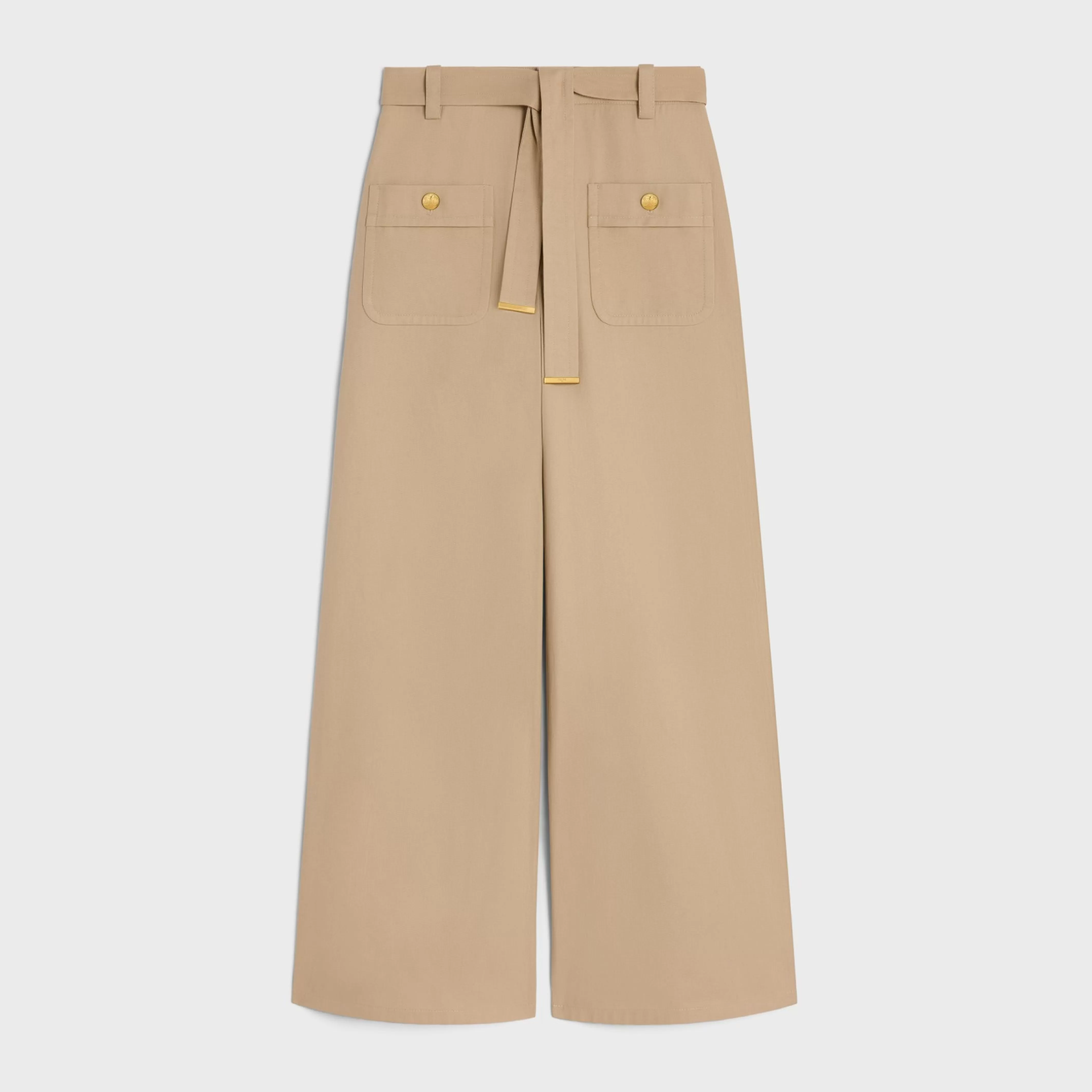 taillat pants in cotton twill^CELINE Best Sale