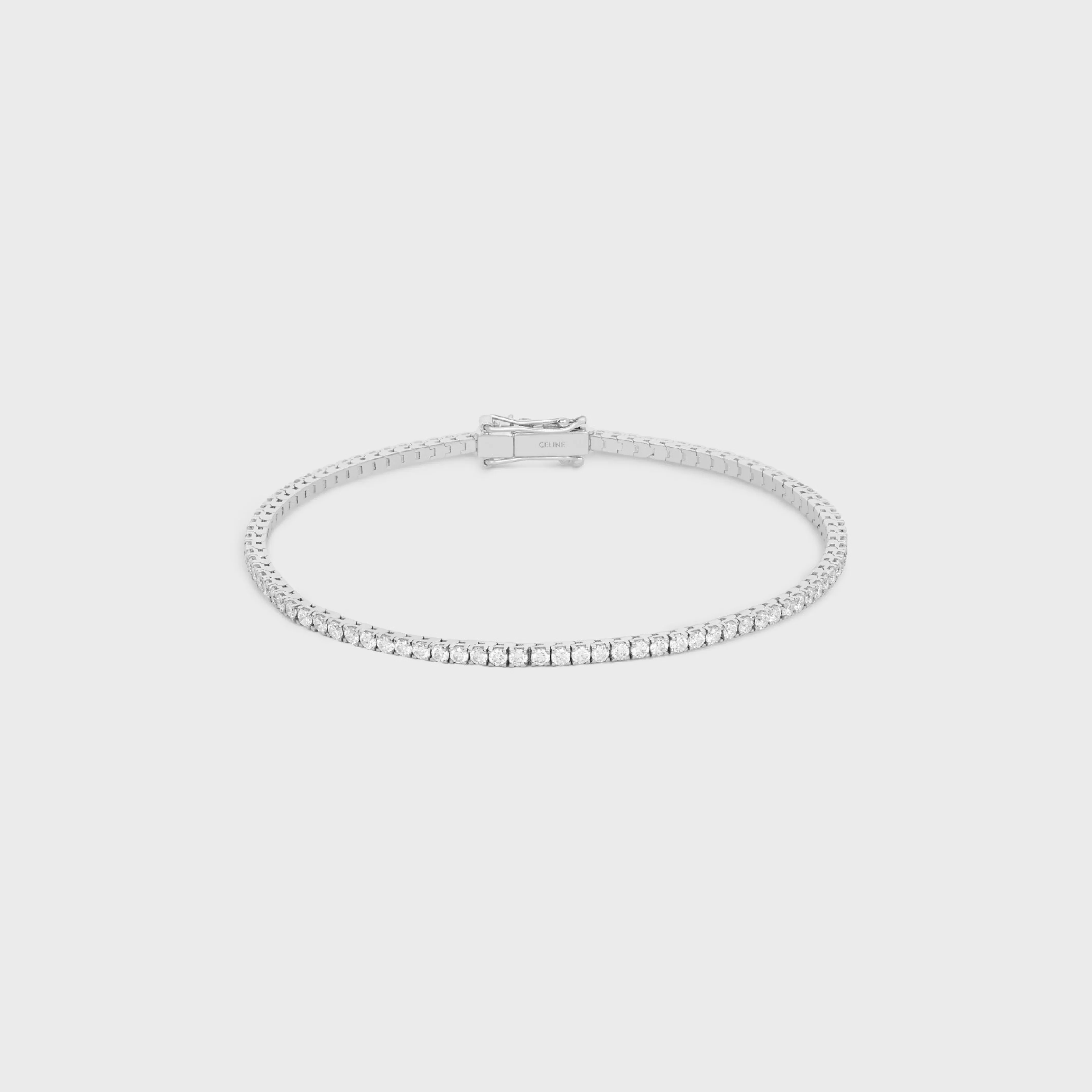 Tennis Bracelet in White Gold and Diamonds^CELINE Cheap